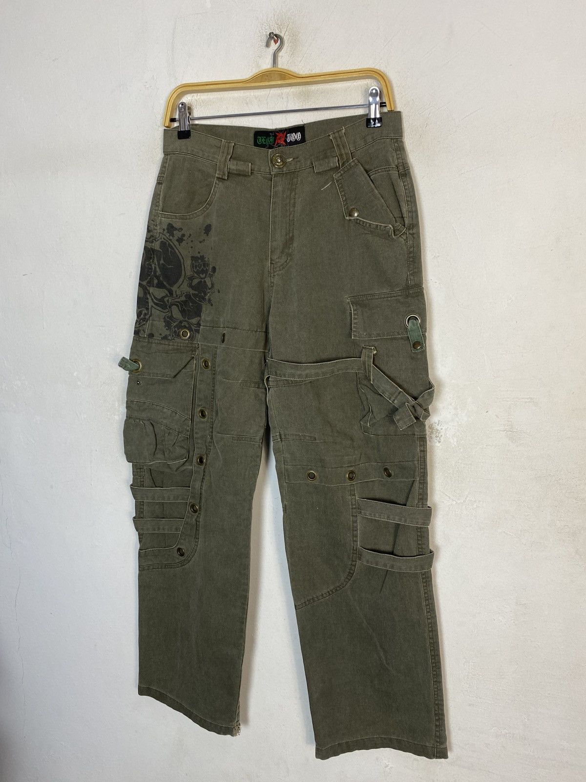 Japanese Brand Hype Tech Too Bondage Cargo Pant Seditionaries Size 29 30 Size US 30 / EU 46 - 4 Thumbnail