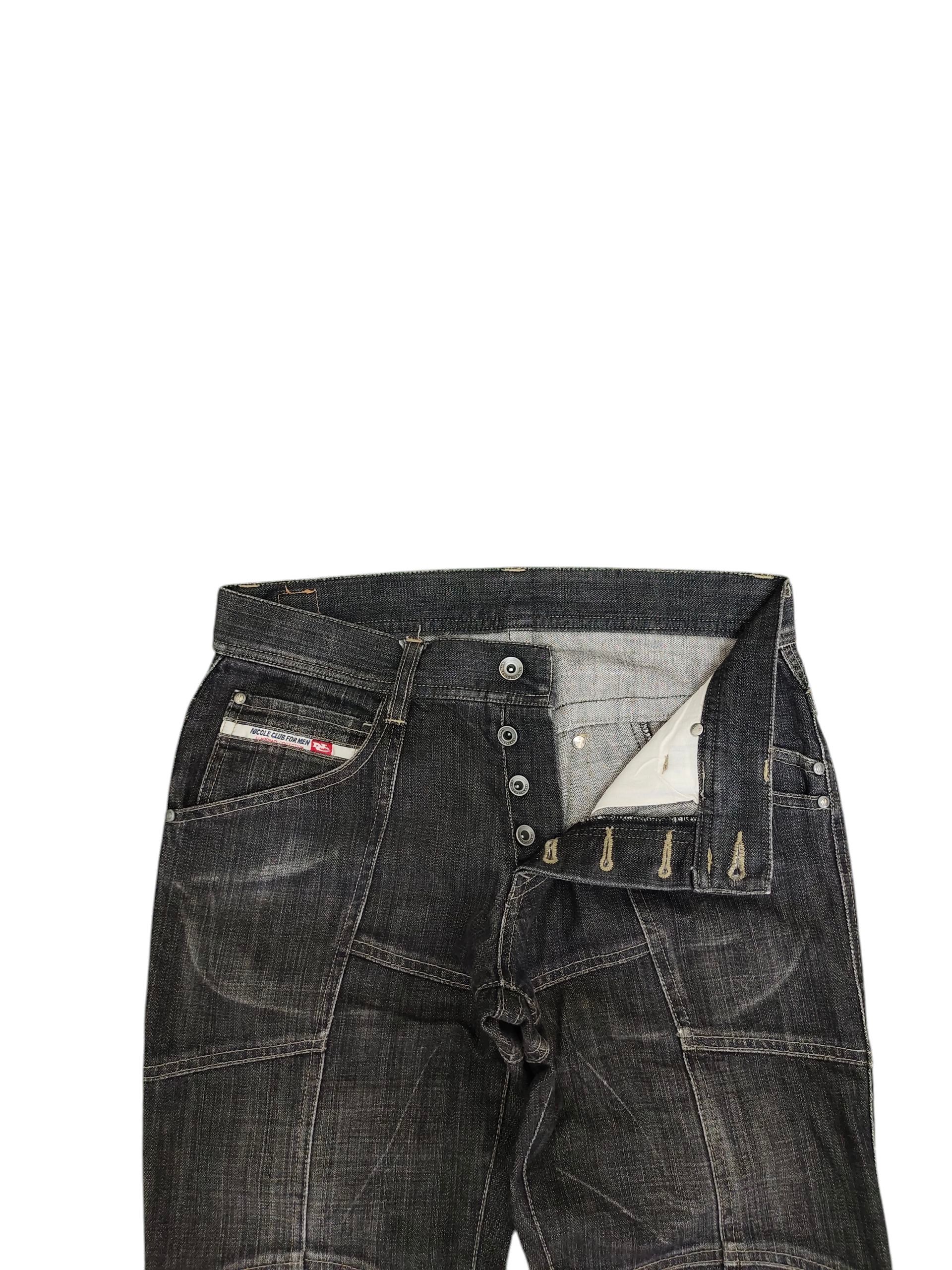 Tornado Mart Nicole Club For Men Jeans- Hagi Patchwork Denim Size US 32 / EU 48 - 7 Thumbnail
