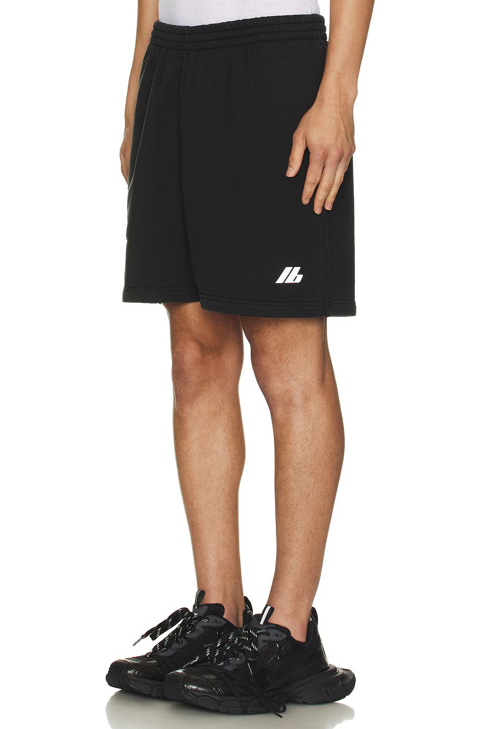 Balenciaga o1w1db10326 Activewear Sweat Shorts in Black Size US 36 / EU 52 - 4 Thumbnail