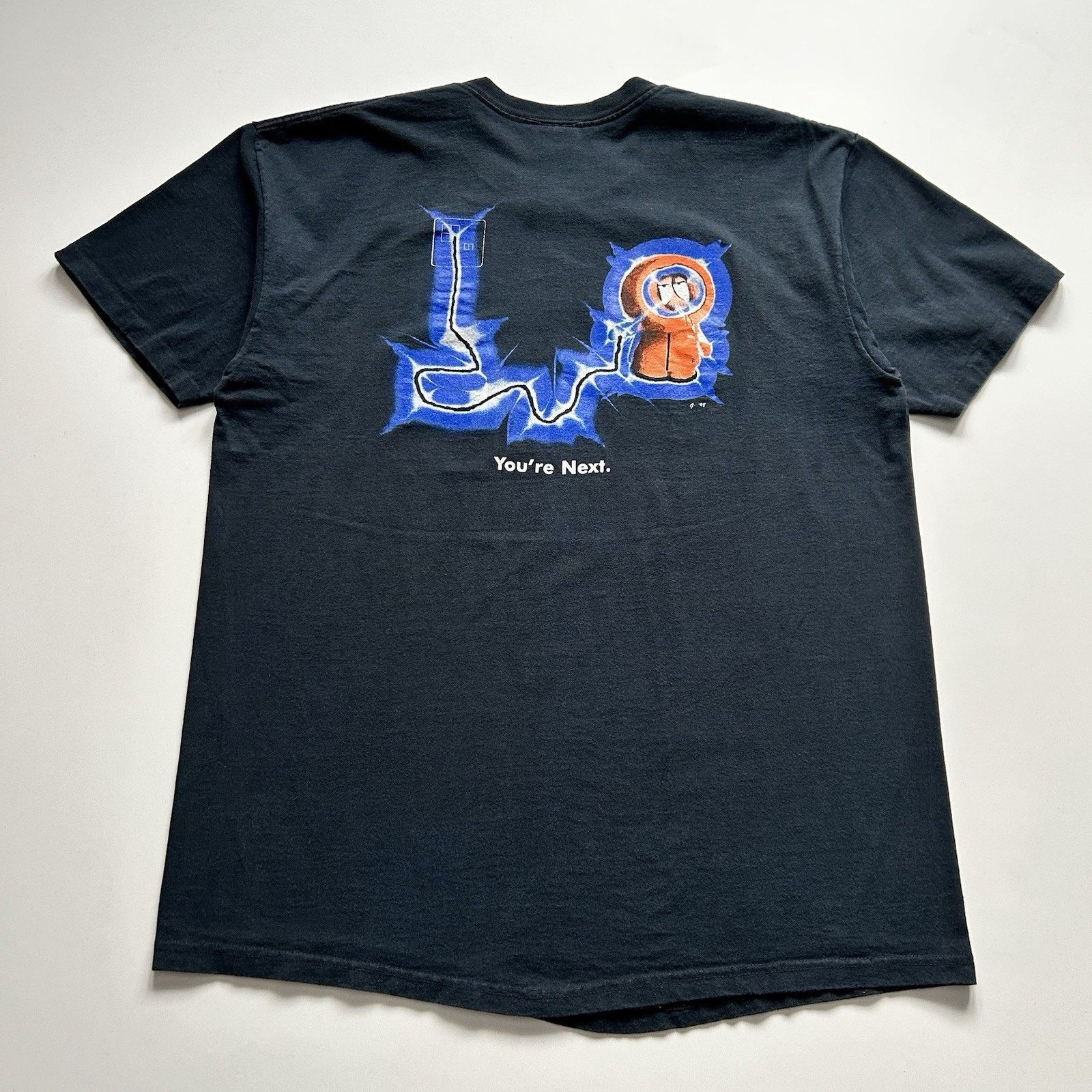 Vintage South Park Parody T-Shirt XL 90s Anvil Kenny Graphic