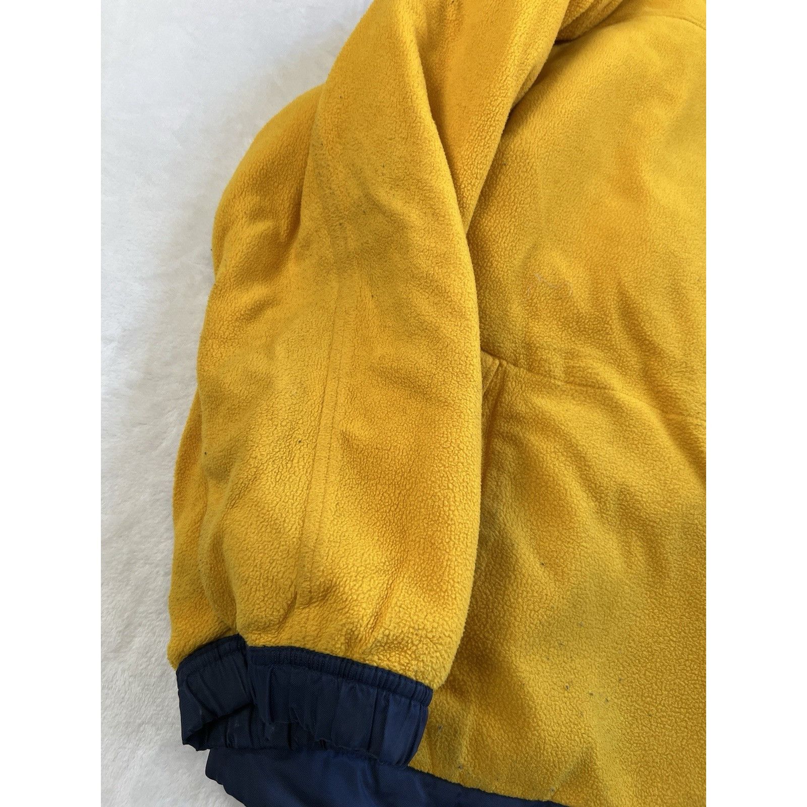 Nike Vintage Nike Reversible Jacket Size Large Blue Yellow Fleece Size US L / EU 52-54 / 3 - 13 Thumbnail