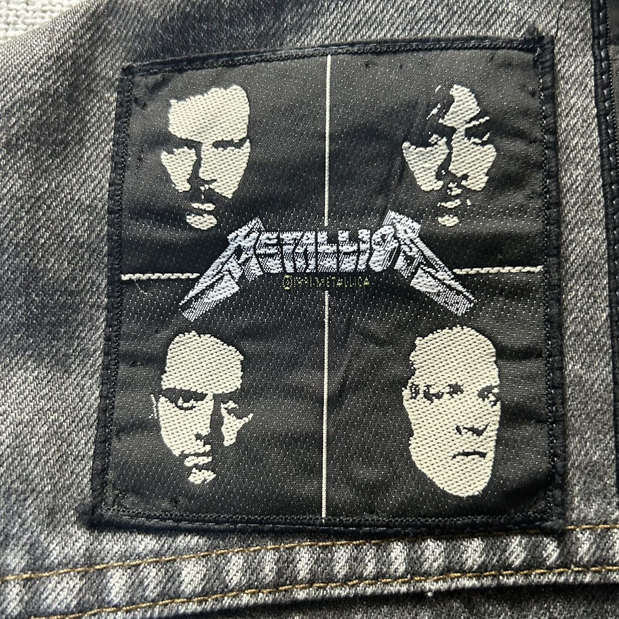 Levi's Vintage Clothing × Metallica × Vintage Vintage 90s Levis denim jacket with band patch Size US XL / EU 56 / 4 - 8 Thumbnail