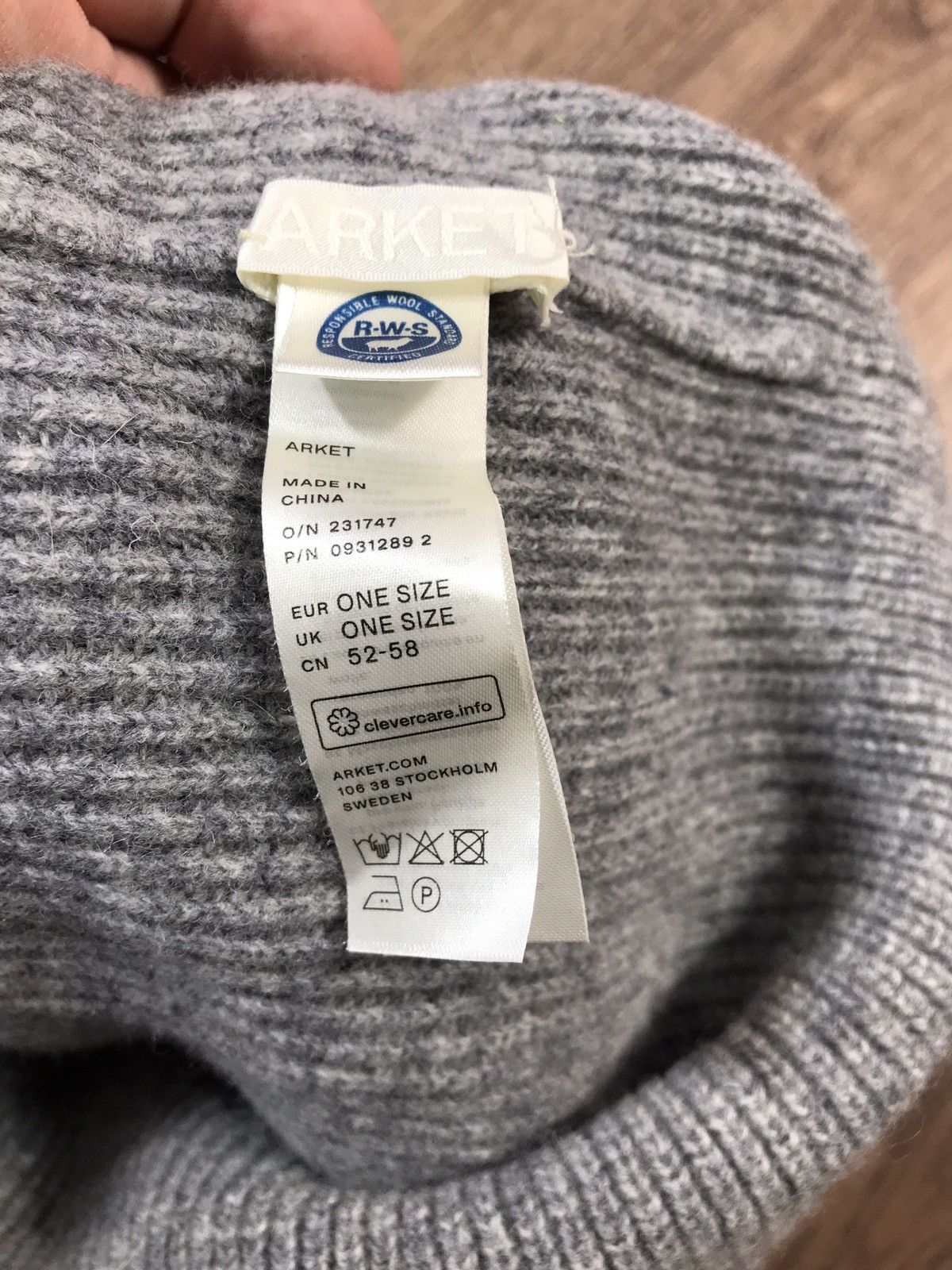 Arket × Japanese Brand Arket Wool Hat Size ONE SIZE - 4 Thumbnail