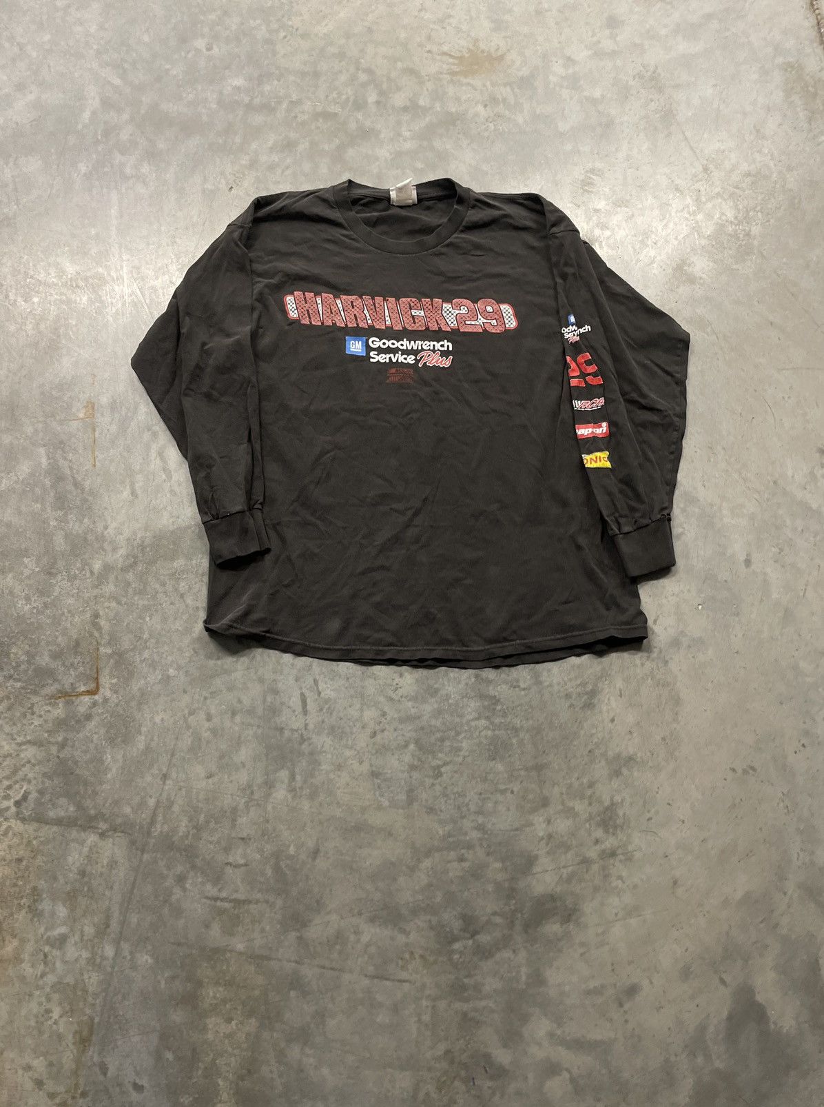 Vintage Vintage Y2K Sun Faded Nascar Harvick 29 Long Sleeve Size US XL / EU 56 / 4 - 1 Thumbnail