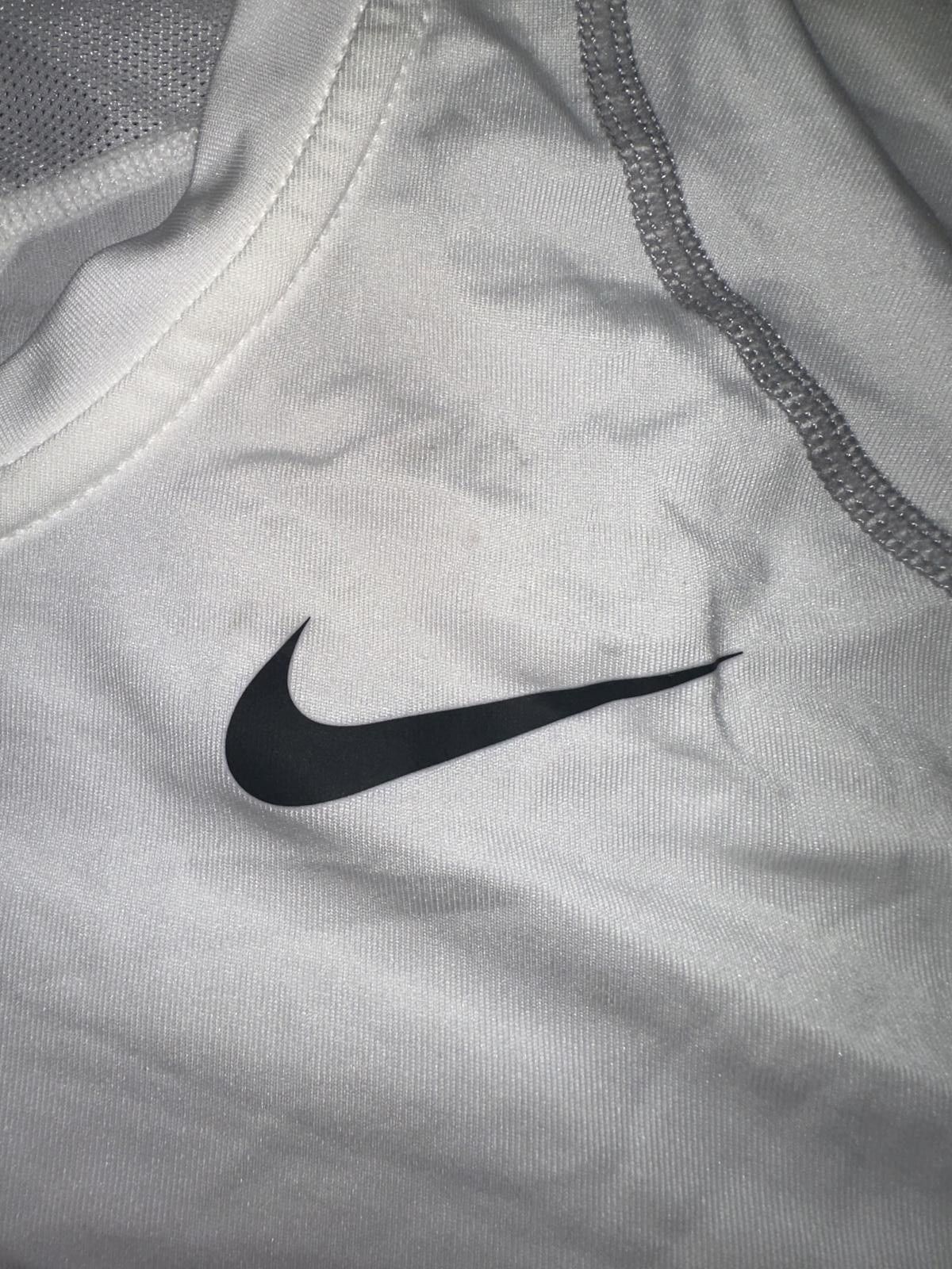 Nike Nike Men’s Pro Dri-Fit Fitted Stretch Mesh White T-Shirt Size US XL / EU 56 / 4 - 4 Thumbnail