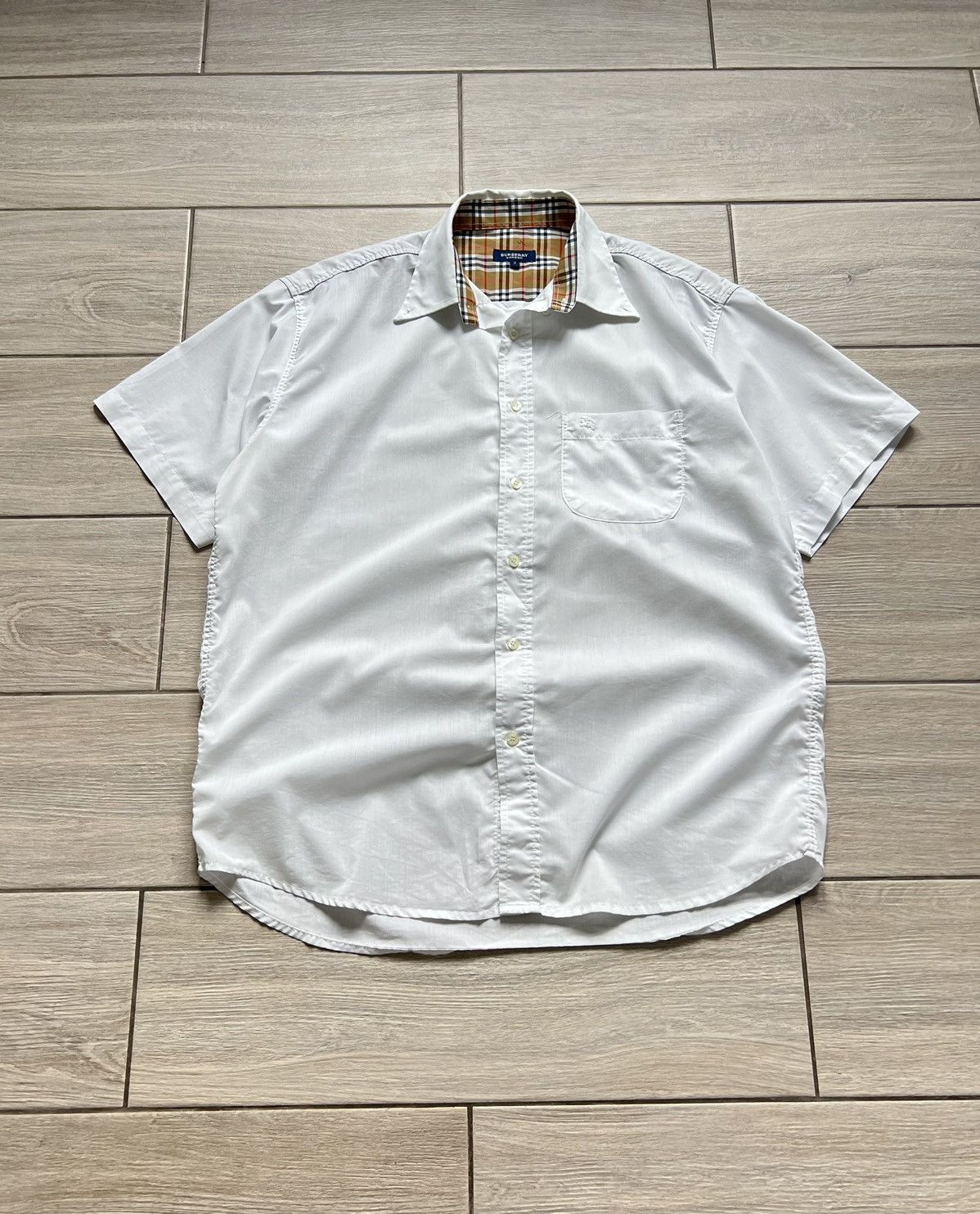 Burberry Burberry Shirt White Old money Basic Vintage Size US L / EU 52-54 / 3 - 1 Thumbnail