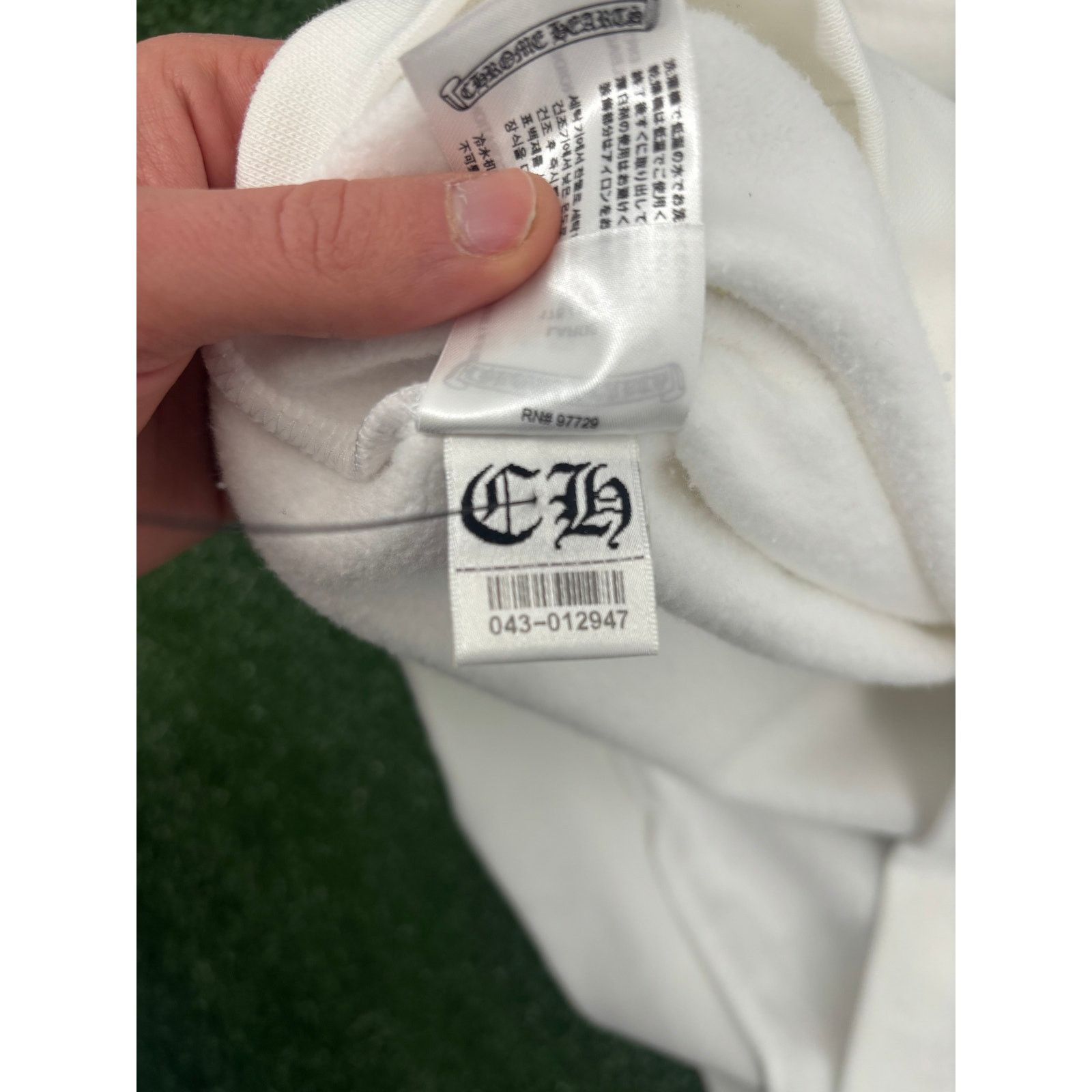 Chrome Hearts Chrome Hearts Miami Horseshoe Logo White Hoodie Size Large Size US L / EU 52-54 / 3 - 9 Thumbnail