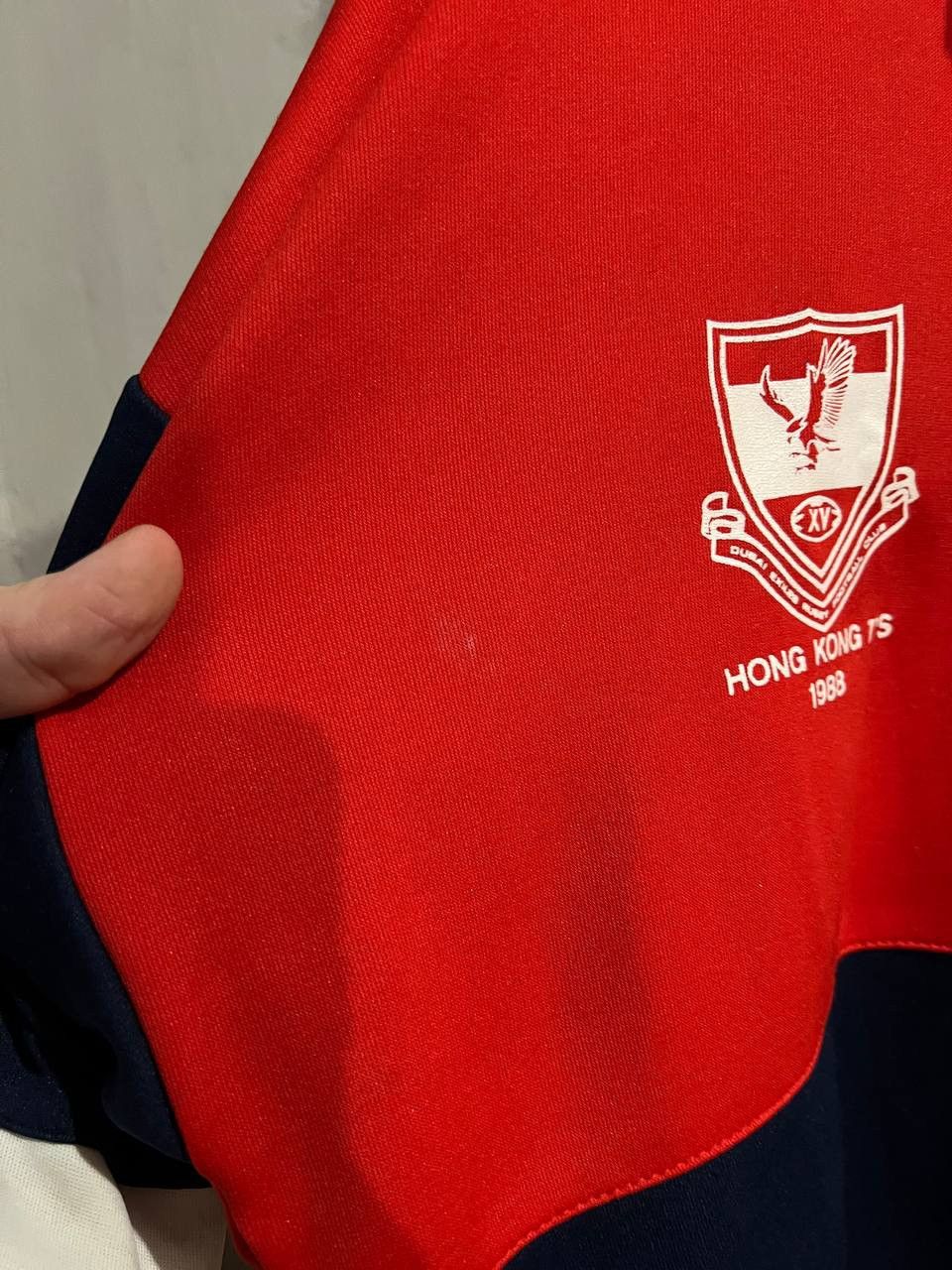 Adidas 1988 DUBAI EXILES RFC HONG KONG SEVENS RUGBY TRACK JACKET L Size US L / EU 52-54 / 3 - 9 Thumbnail