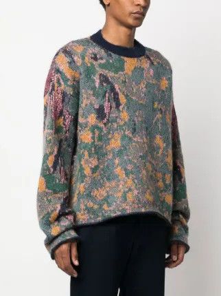 Namacheko Abstract-Pattern Knitted Jumper Size US M / EU 48-50 / 2 - 6 Thumbnail