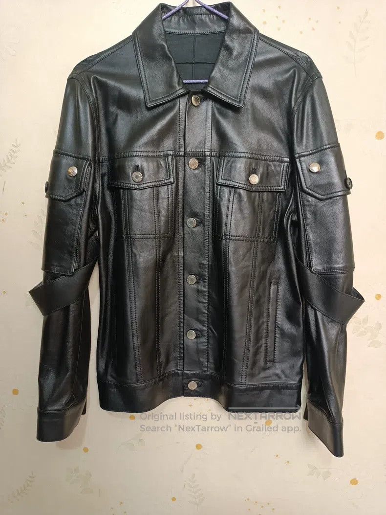 Givenchy Givenchy Size46 Men's Leather Jacket Size US M / EU 48-50 / 2 - 1 Thumbnail