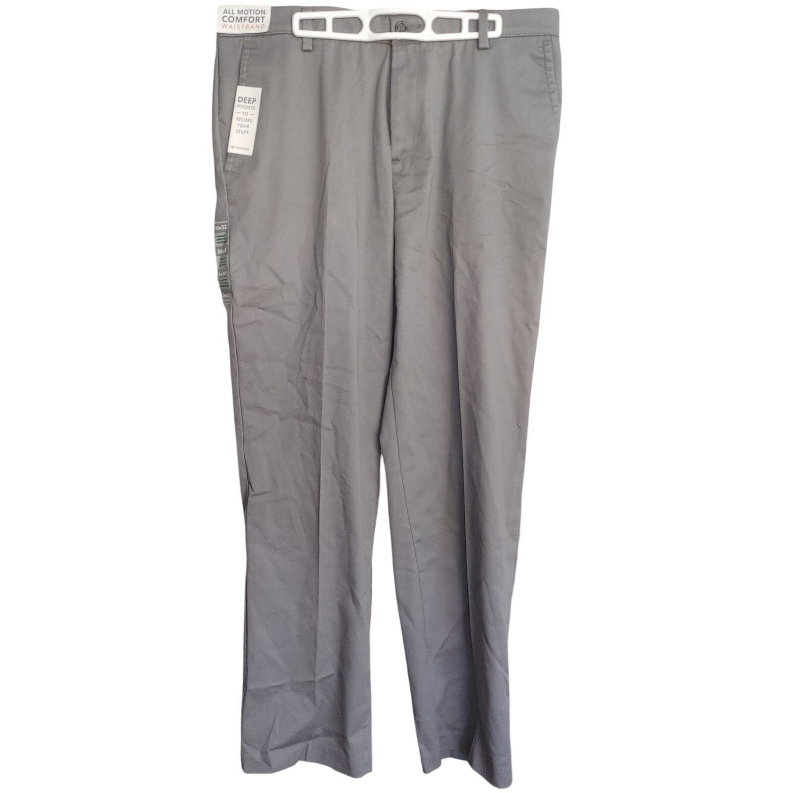 Dockers Dockers Men's 36 Gray Easy Khaki Straight Fit Dress Pants Size US 36 / EU 52 - 1 Thumbnail
