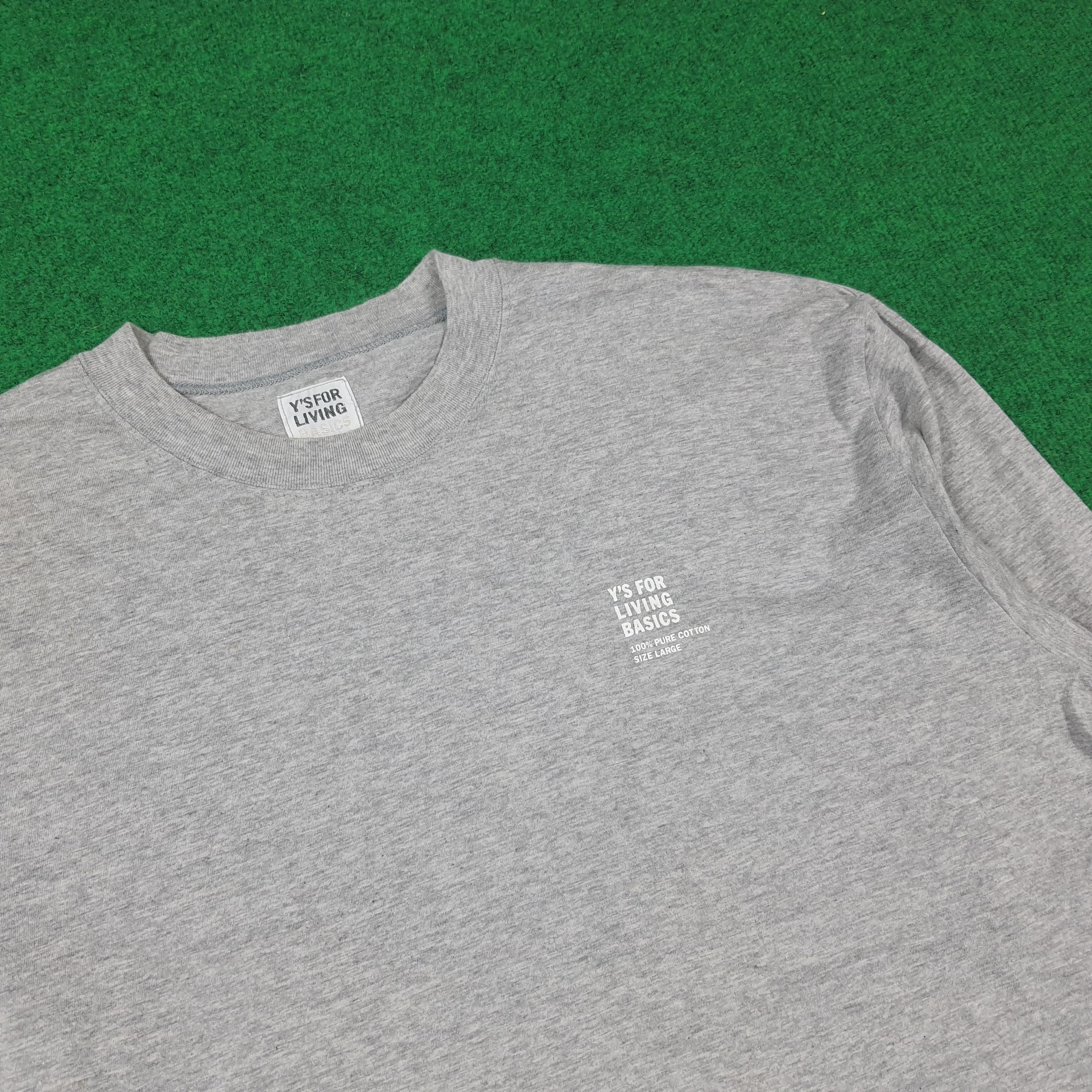 Y's Vintage Y's For Men by Yohji Yamamoto Japan Tshirt C285N42 Size US L / EU 52-54 / 3 - 2 Thumbnail