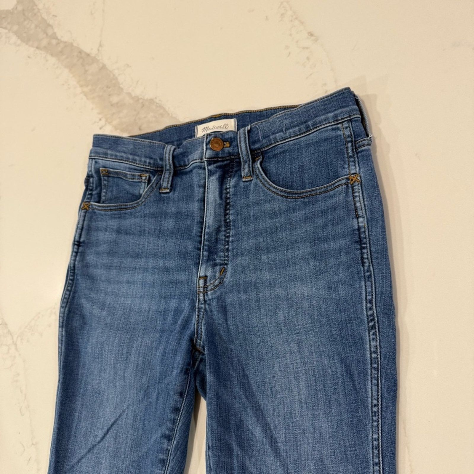Madewell Madewell 10” High Rise Skinny Denim Jeans Women’s 26 Blue Size 26" / US 2 / IT 38 - 8 Thumbnail