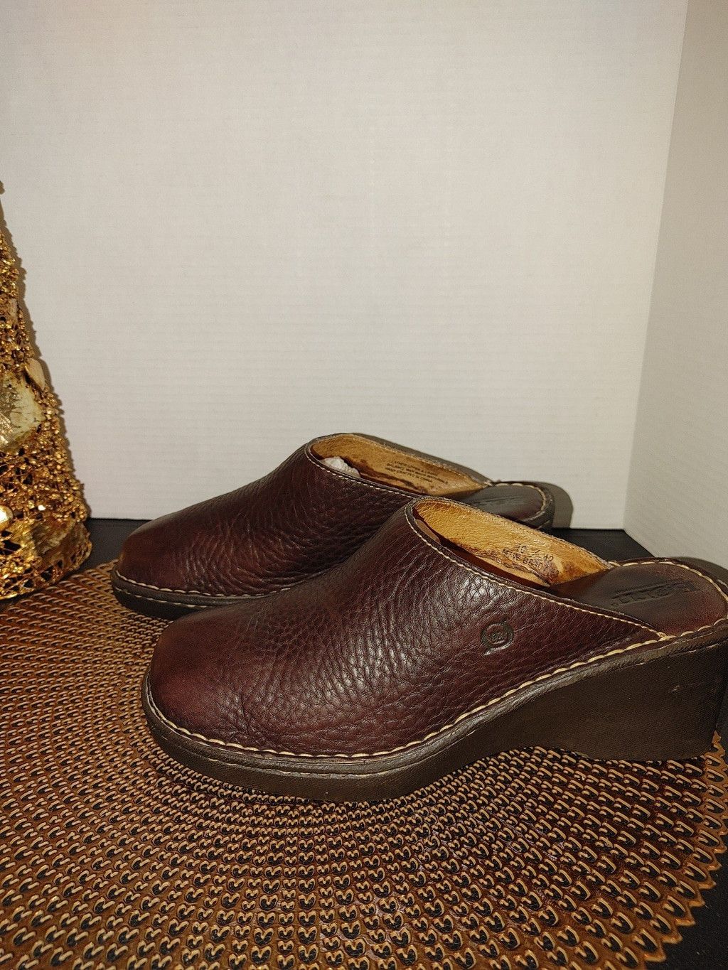 Born Born Leather Mules size 10 Size US 10 / IT 40 - 1 Thumbnail
