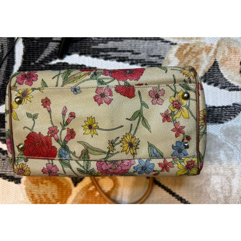 Bcbgmaxazria Marco Avane Floral satchel vintage Size ONE SIZE - 4 Thumbnail