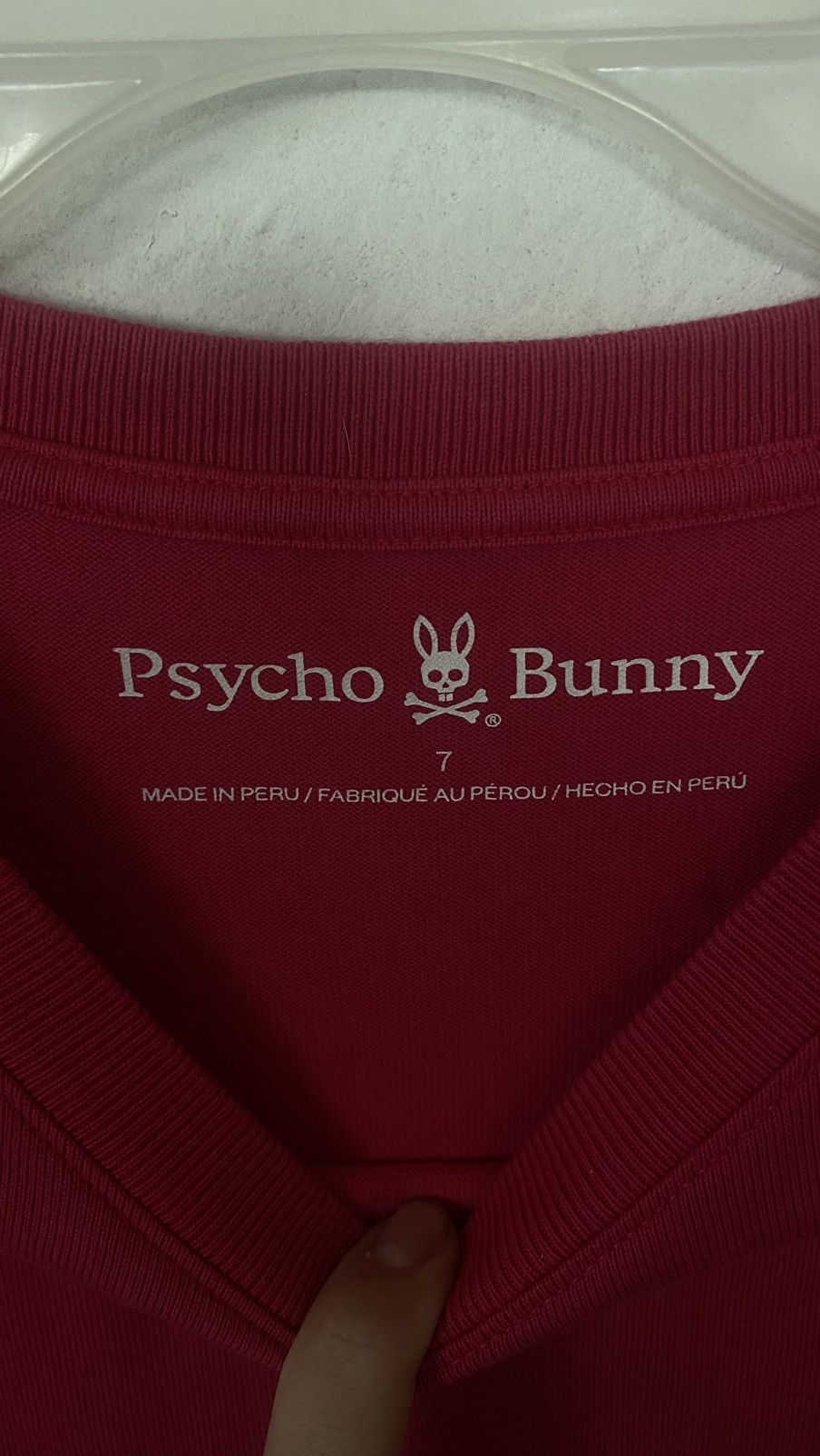 Designer × Polo Ralph Lauren × Psycho Bunny Psycho Bunny Pink Relaxed Fit Shirt Size US XL / EU 56 / 4 - 4 Thumbnail
