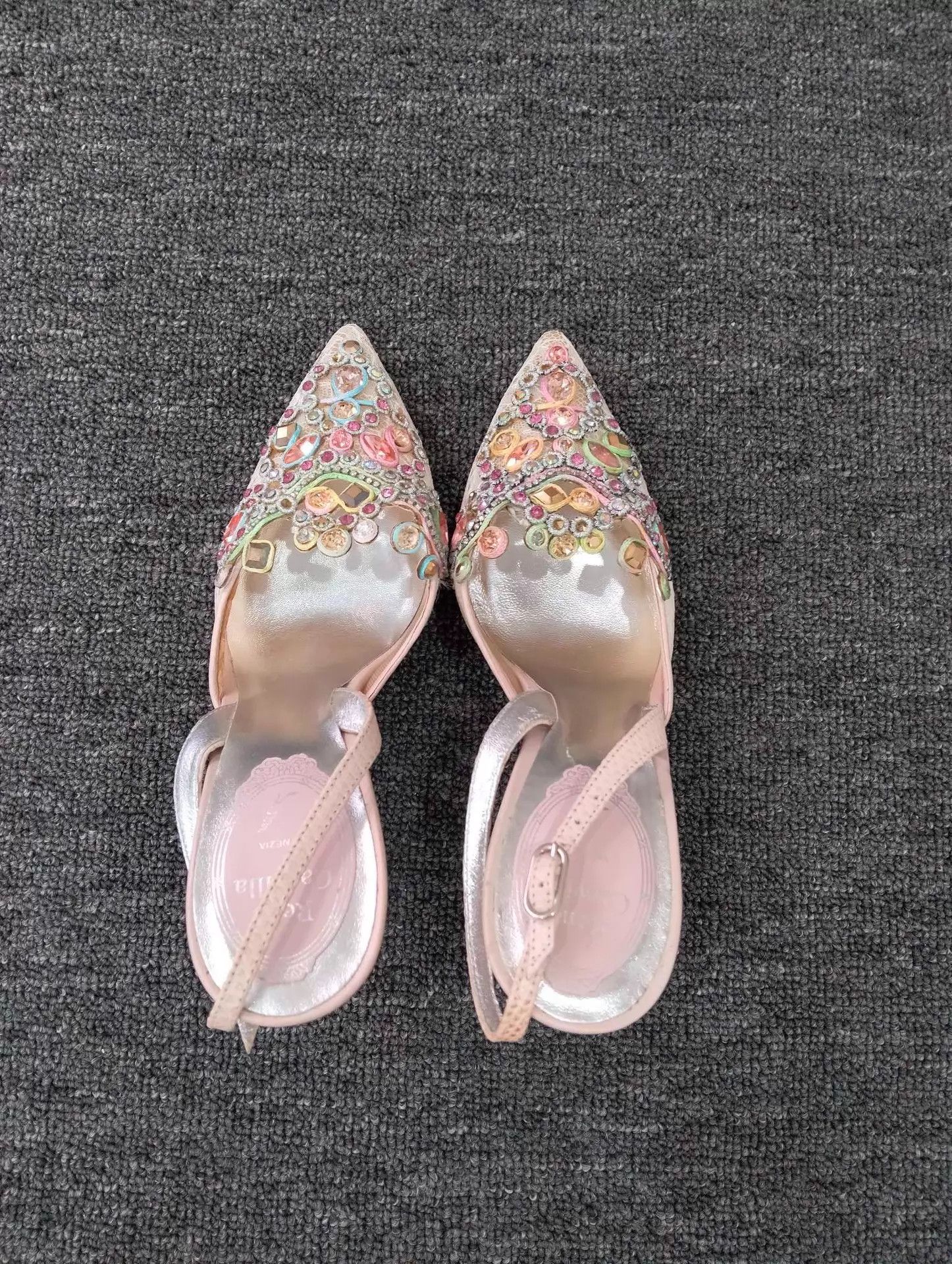Rene Caovilla Rene Caovilla RC crystal heeled sandals 37 Size US 6.5 / IT 36.5 - 7 Thumbnail