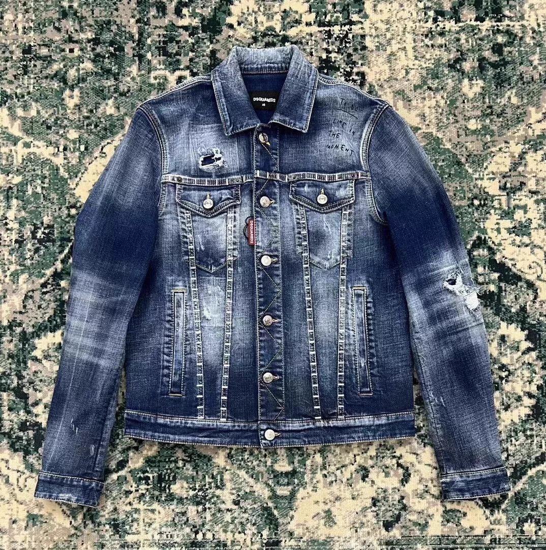 Dsquared2 Dsquared2 DAN JEAN Slim Denim Rips Metal Patches Size US S / EU 44-46 / 1 - 1 Thumbnail