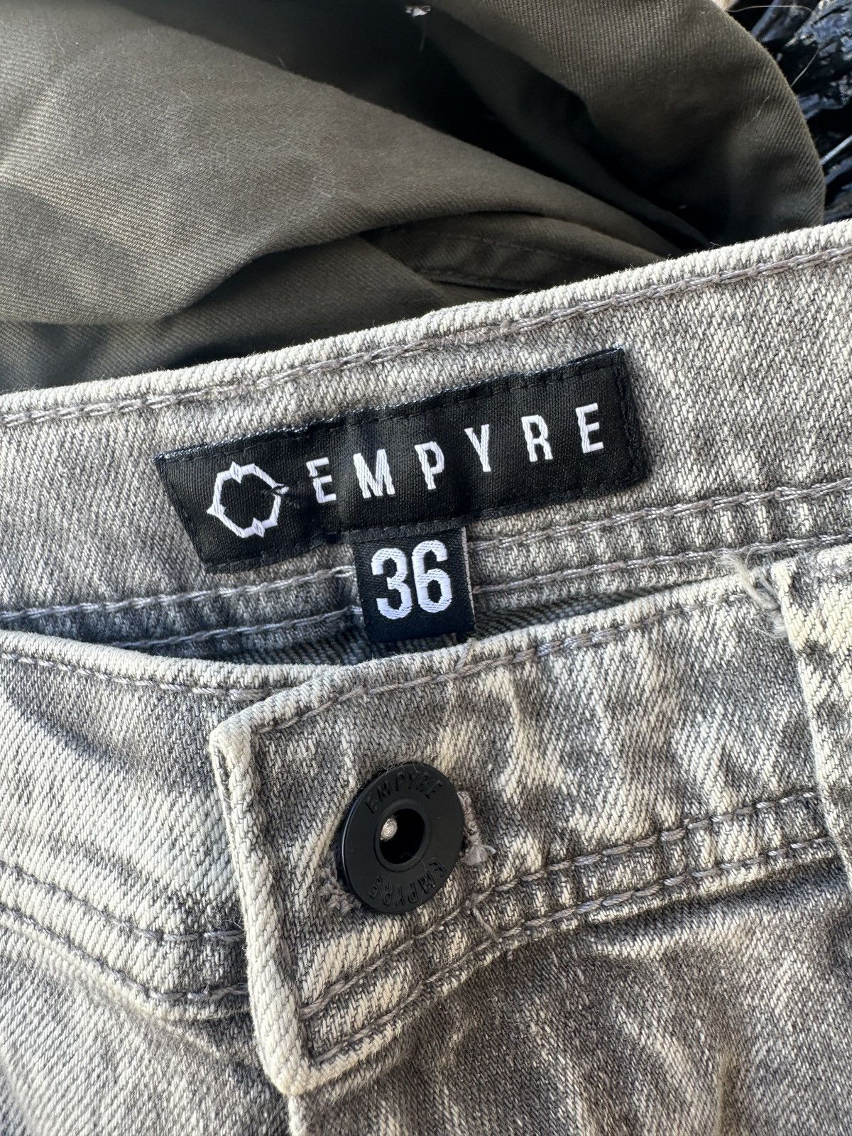 Empyre New Empyre Verge Tapered Charcoal Skinny Distressed Men's 36 Size US 36 / EU 52 - 5 Thumbnail