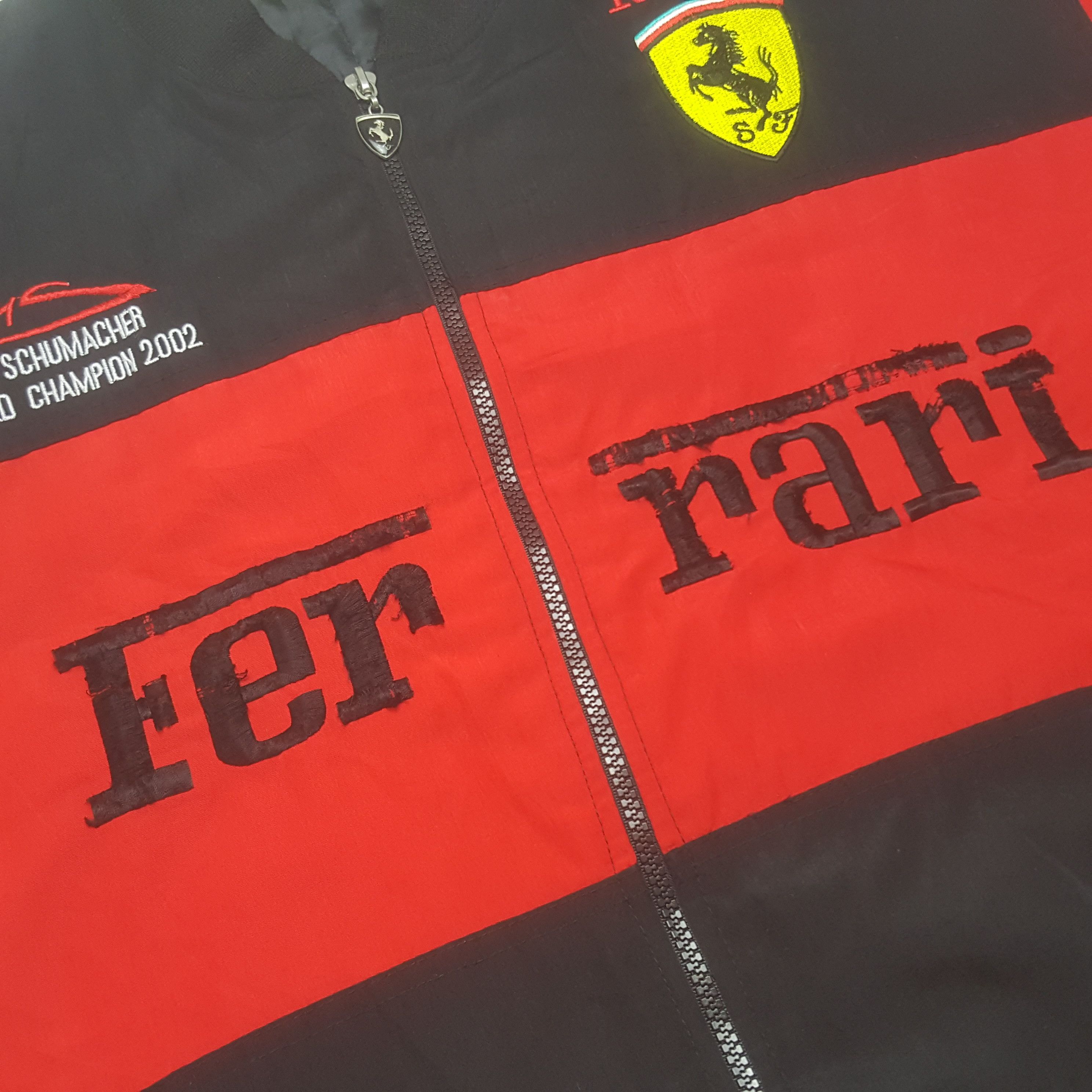 Vintage Vintage Ferrari F-1 Racing Bomber Jacket Size US L / EU 52-54 / 3 - 7 Thumbnail