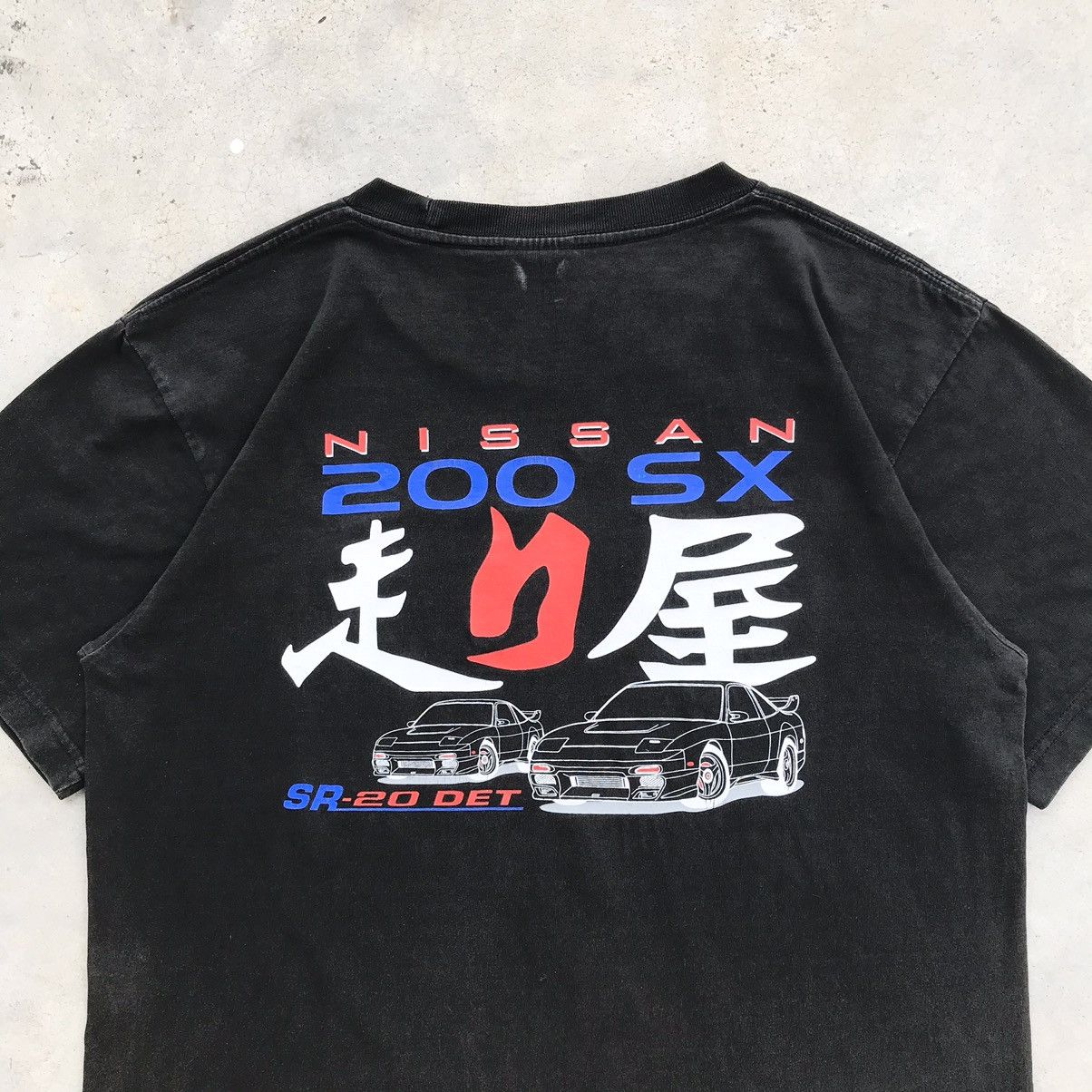 Japanese Brand 2000's Full Scale JDM - Nissan 200 SX Distressed T-Shirt Size US M / EU 48-50 / 2 - 3 Thumbnail