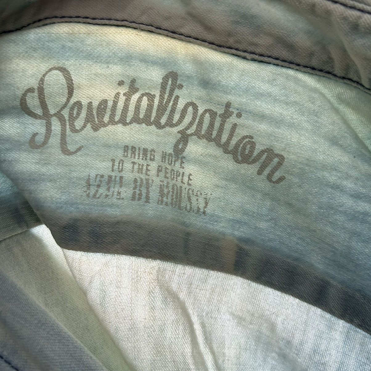 MOUSSY Vintage Revitalization by Moussy Snap Button Denim Shirt Size US S / EU 44-46 / 1 - 9 Thumbnail