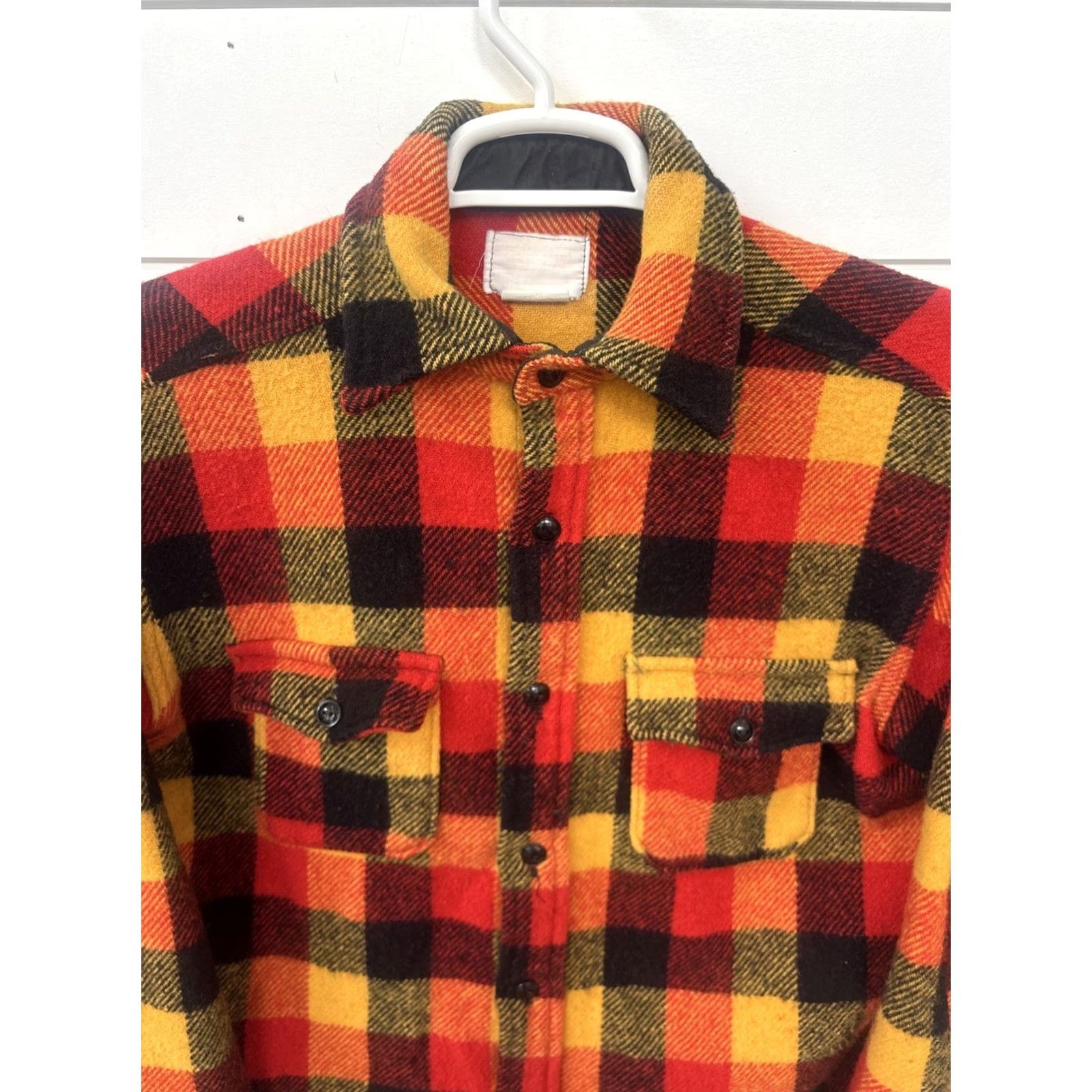 Vintage VINTAGE Bemidji Woolen Mills USA Plaid 100% Wool Shacket Coat Jacket Mens LARGE Size US L / EU 52-54 / 3 - 2 Thumbnail