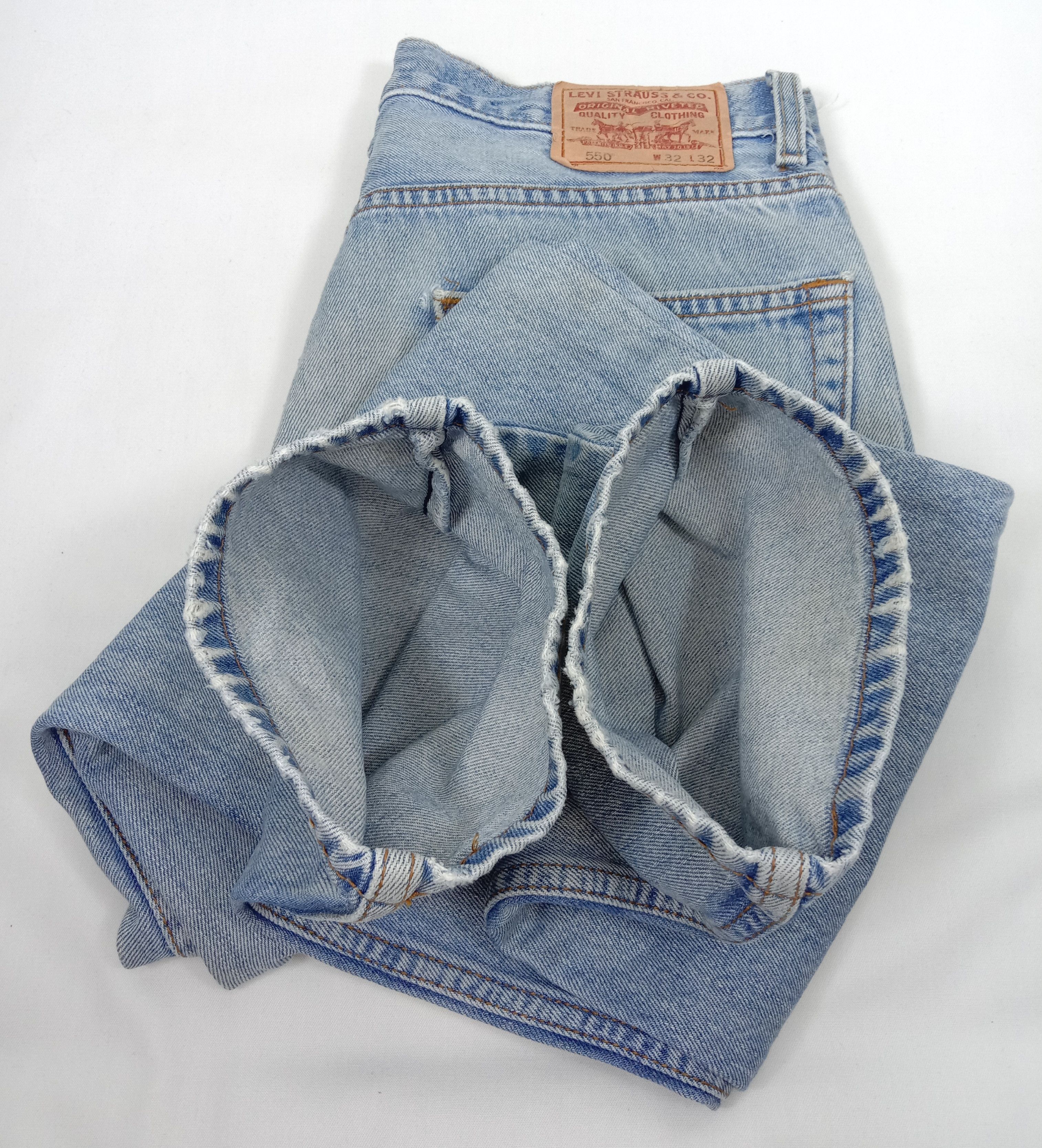 Levi's Vintage Levi's 550 Light Wash Jeans Relaxed Fit Denim Size US 32 / EU 48 - 14 Thumbnail