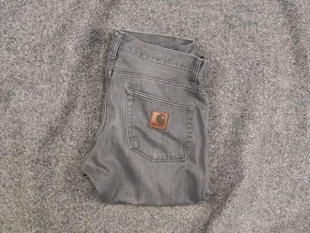 Carhartt Vintage Carhartt Light Gray Faded denim Jeans USA Style Size US 34 / EU 50 - 1 Thumbnail