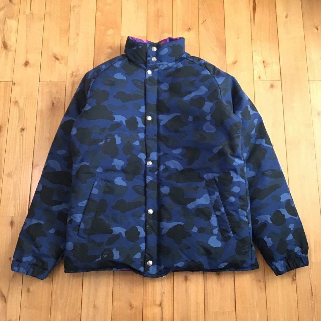 Bape 🔥Reversible🔥 BAPE Purple camo x Blue camo Puffer Down Jacket Size US M / EU 48-50 / 2 - 4 Thumbnail