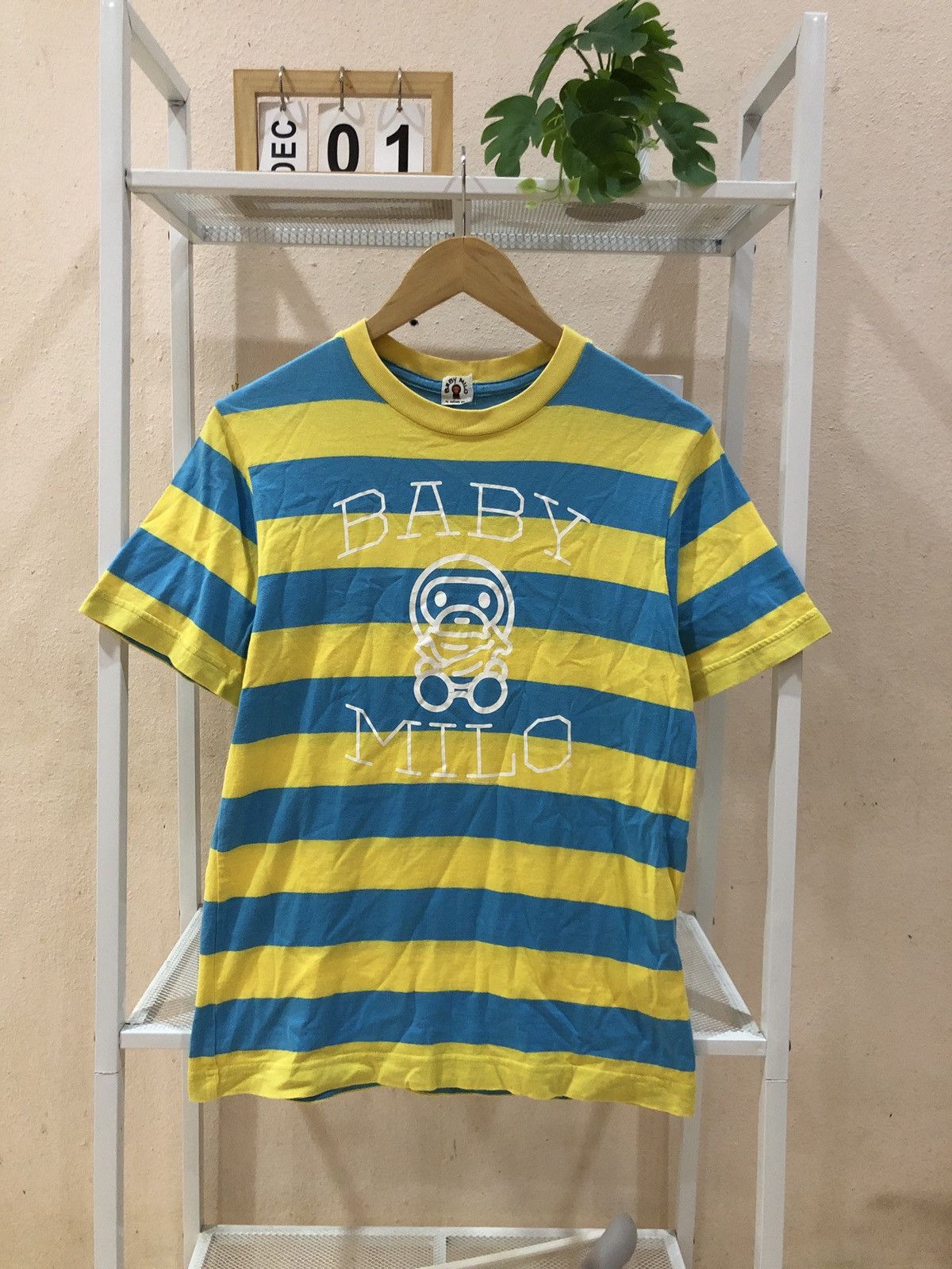 Bape OG 2007 Baby Milo Striped Tee Size US S / EU 44-46 / 1 - 1 Thumbnail