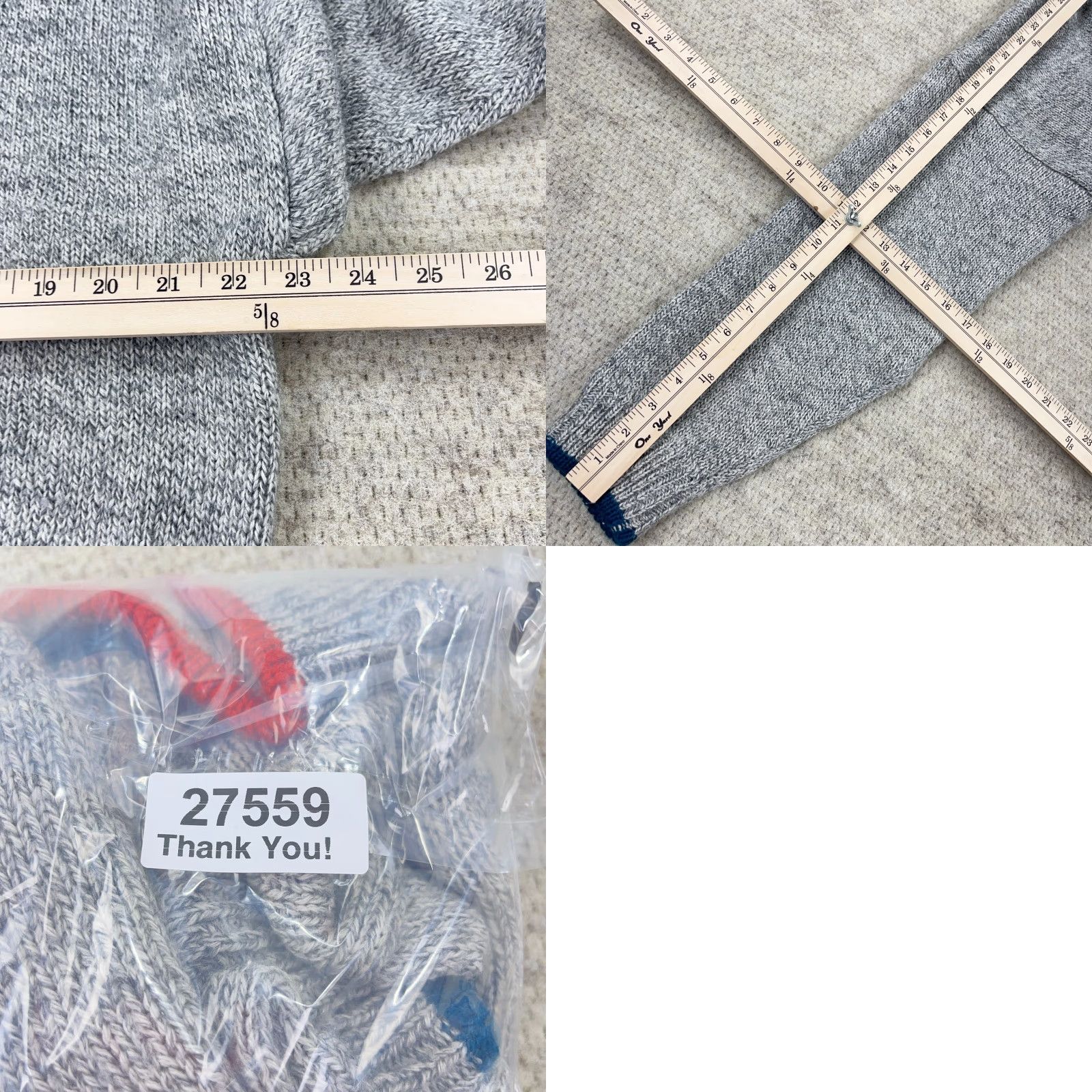 Vintage VINTAGE Union Bay Sweater Shirt Adult Men XL Gray 80s 90s Chunky-Knit Logo Modern Retro Mens Size US XL / EU 56 / 4 - 8 Thumbnail