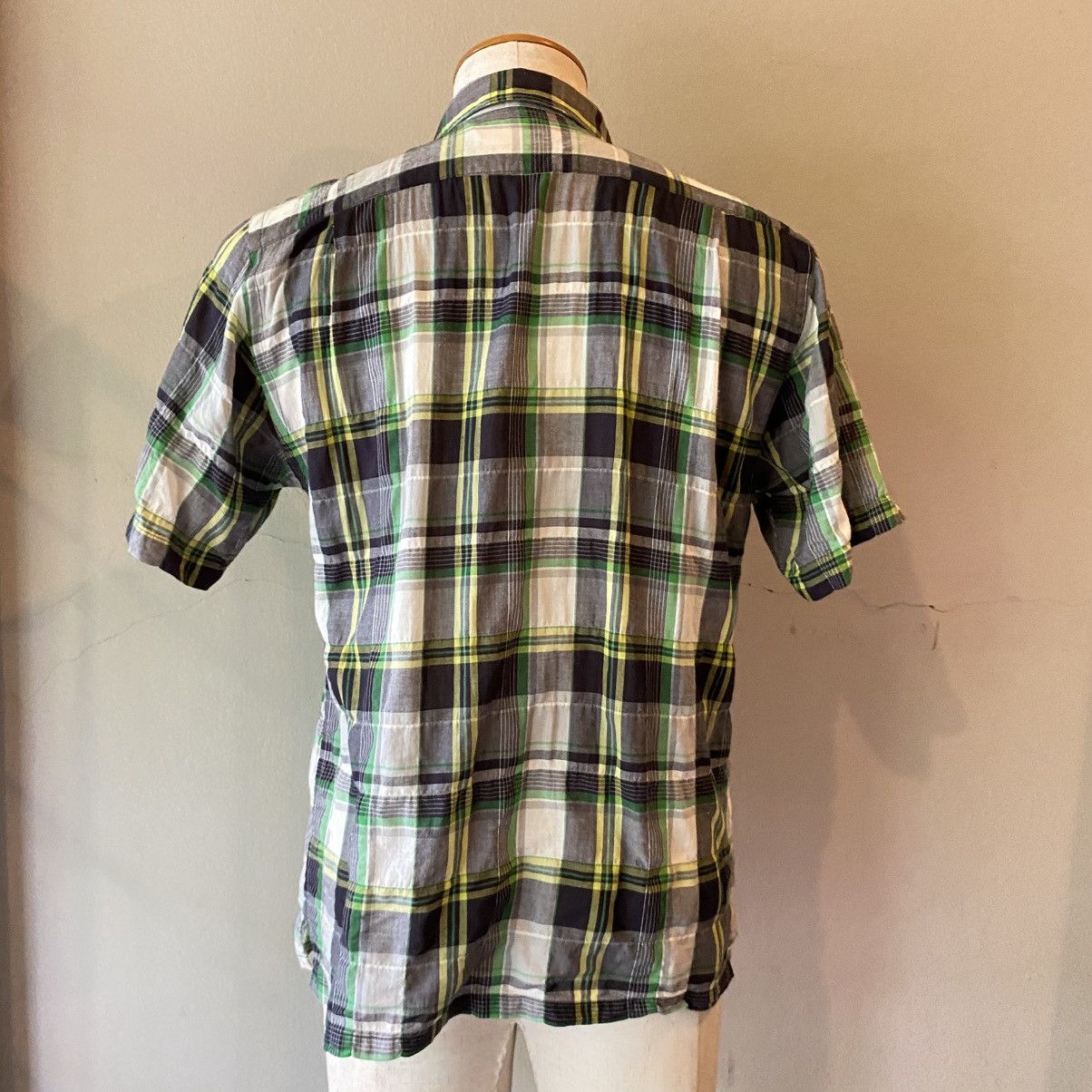 Zucca CABANE de zucca Twisted Plaid Lattice Shirt Size US S / EU 44-46 / 1 - 3 Thumbnail