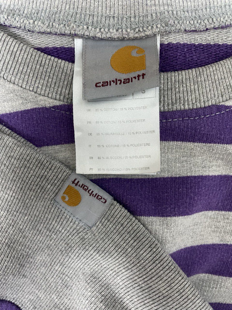 Carhartt Vintage Carhartt Striped Sweater Size US S / EU 44-46 / 1 - 3 Thumbnail
