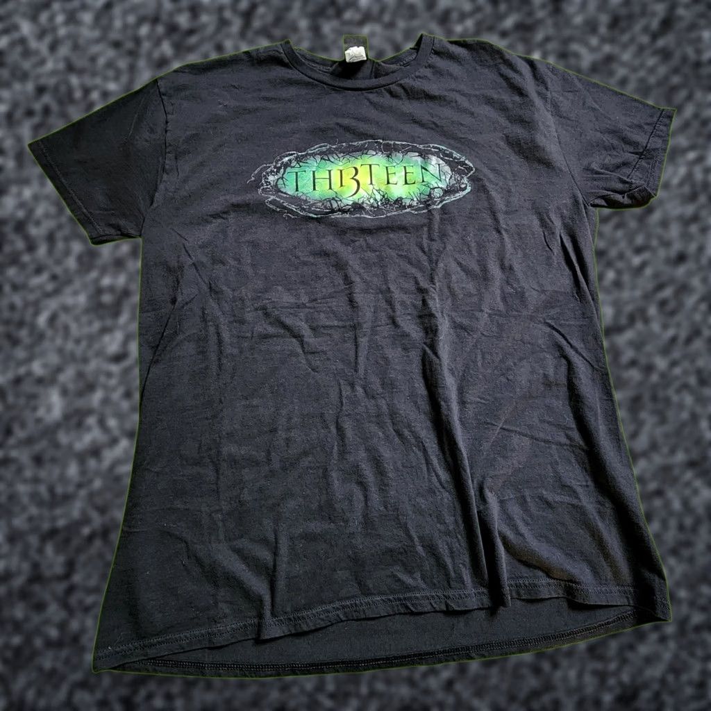 Vintage XL Alton Towers Th13teen 13 Don’t Go Alone T Shirt Top Coaster Unisex Adults Black XL Shirt Men Women Classic Retro Colourful Logo - Size US XL / EU 56 / 4 - 1 Thumbnail