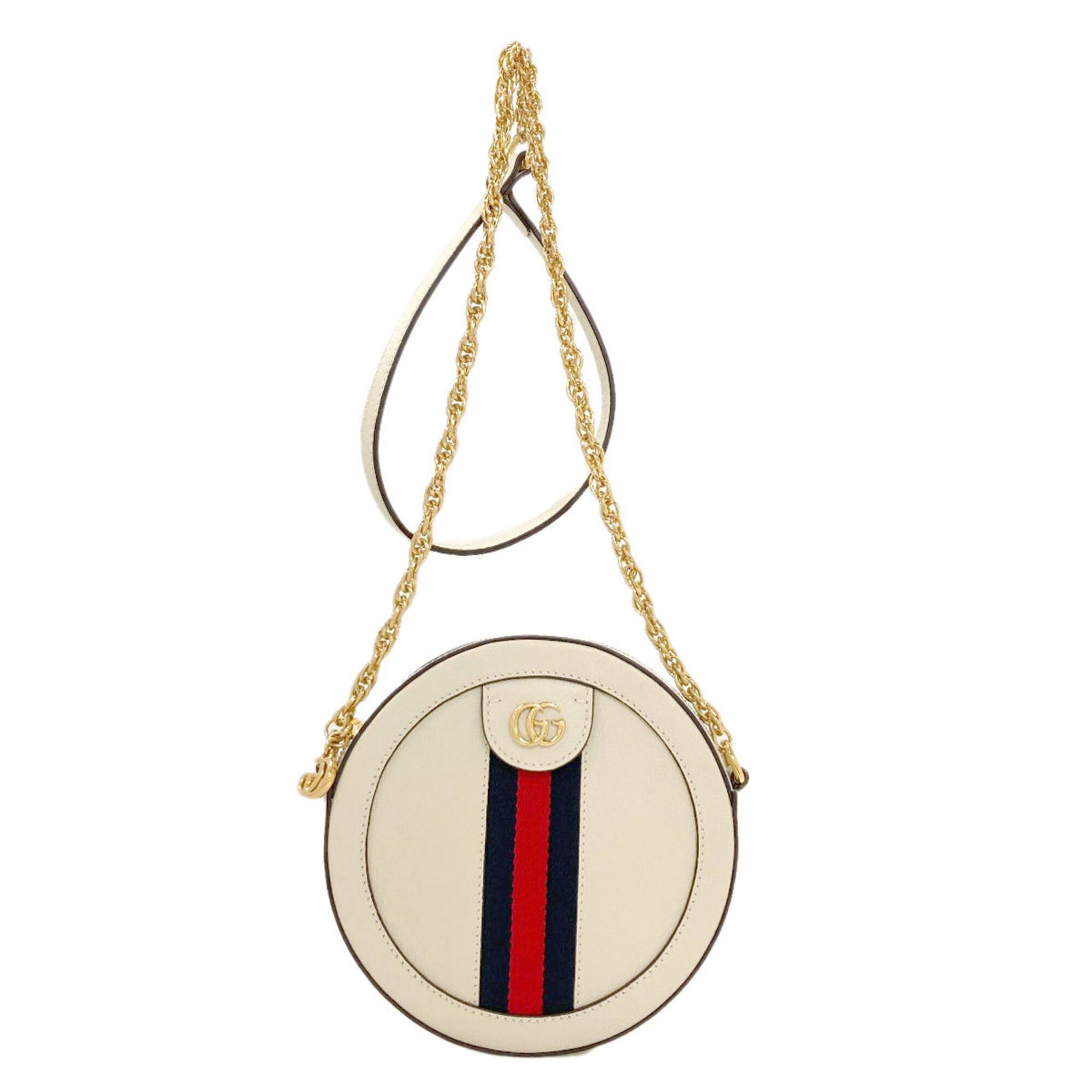 Gucci Gucci 550618 Double G Shoulder Bag Calfskin Women's GUCCI Size ONE SIZE - 1 Thumbnail