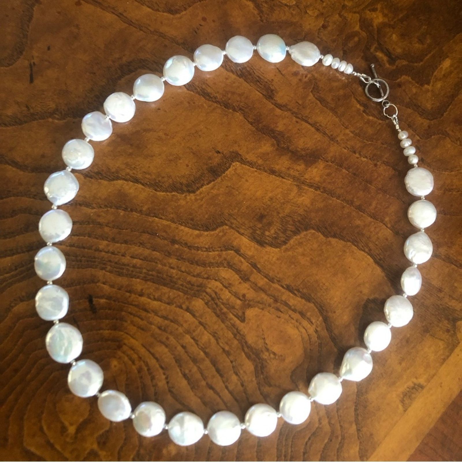 Handmade Handcrafted genuine baroque pearl necklace Size ONE SIZE - 8 Thumbnail