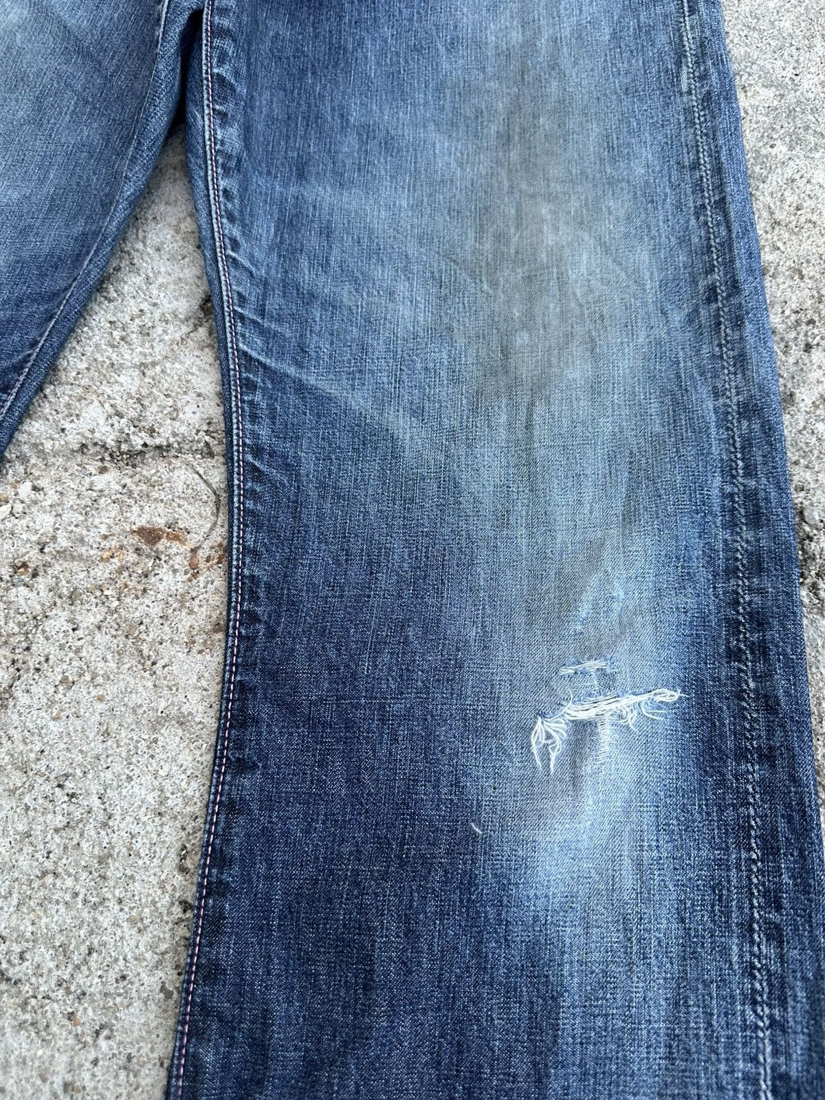 Momotaro Jeans Momotaro Selvedge Distressed Jeans Denim W29 Size US 29 - 6 Thumbnail