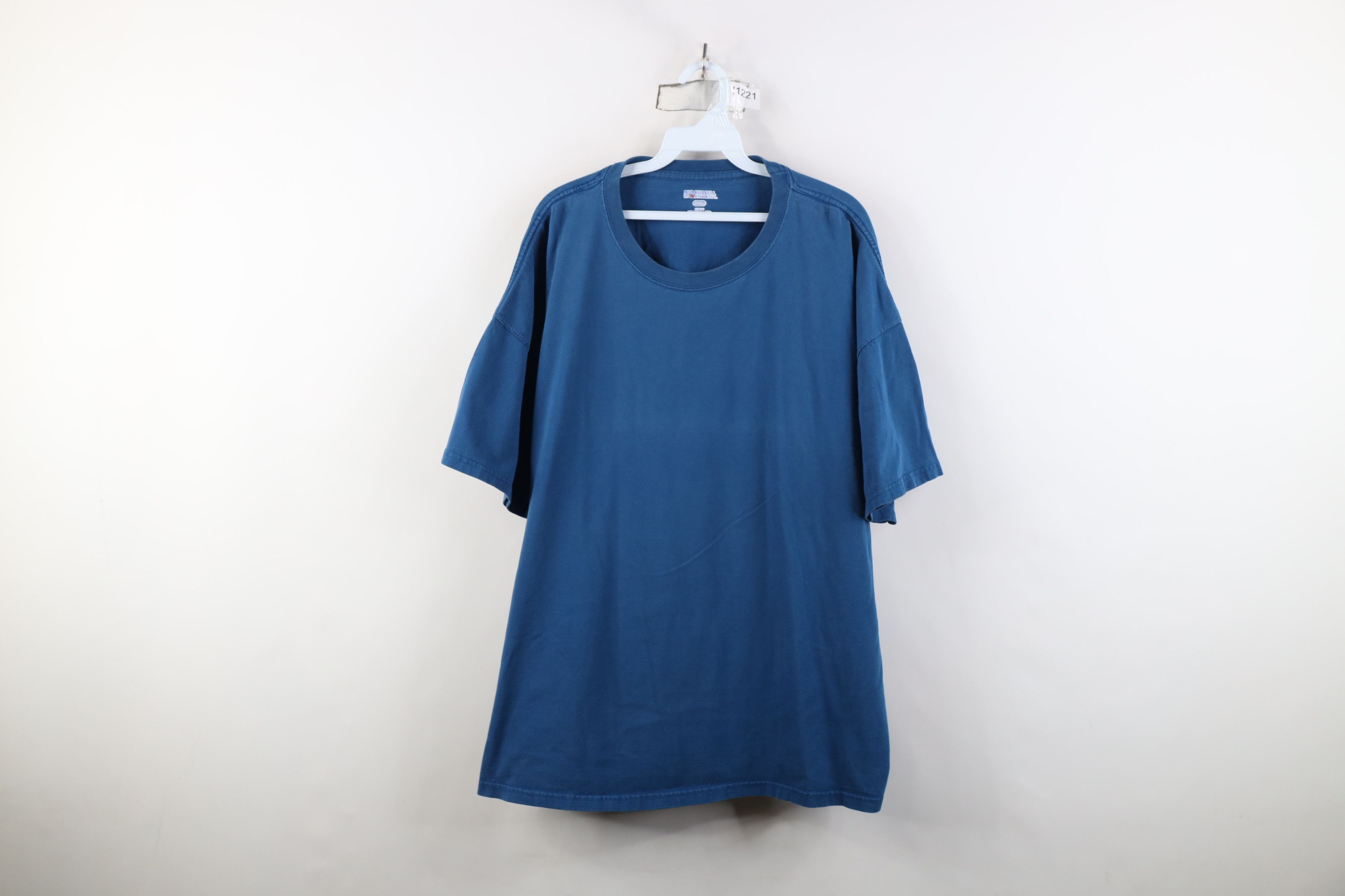 Russell Athletic Vintage Y2K Russell Athletic Heavyweight T-Shirt Cotton Size US XXL / EU 58 / 5 - 1 Thumbnail