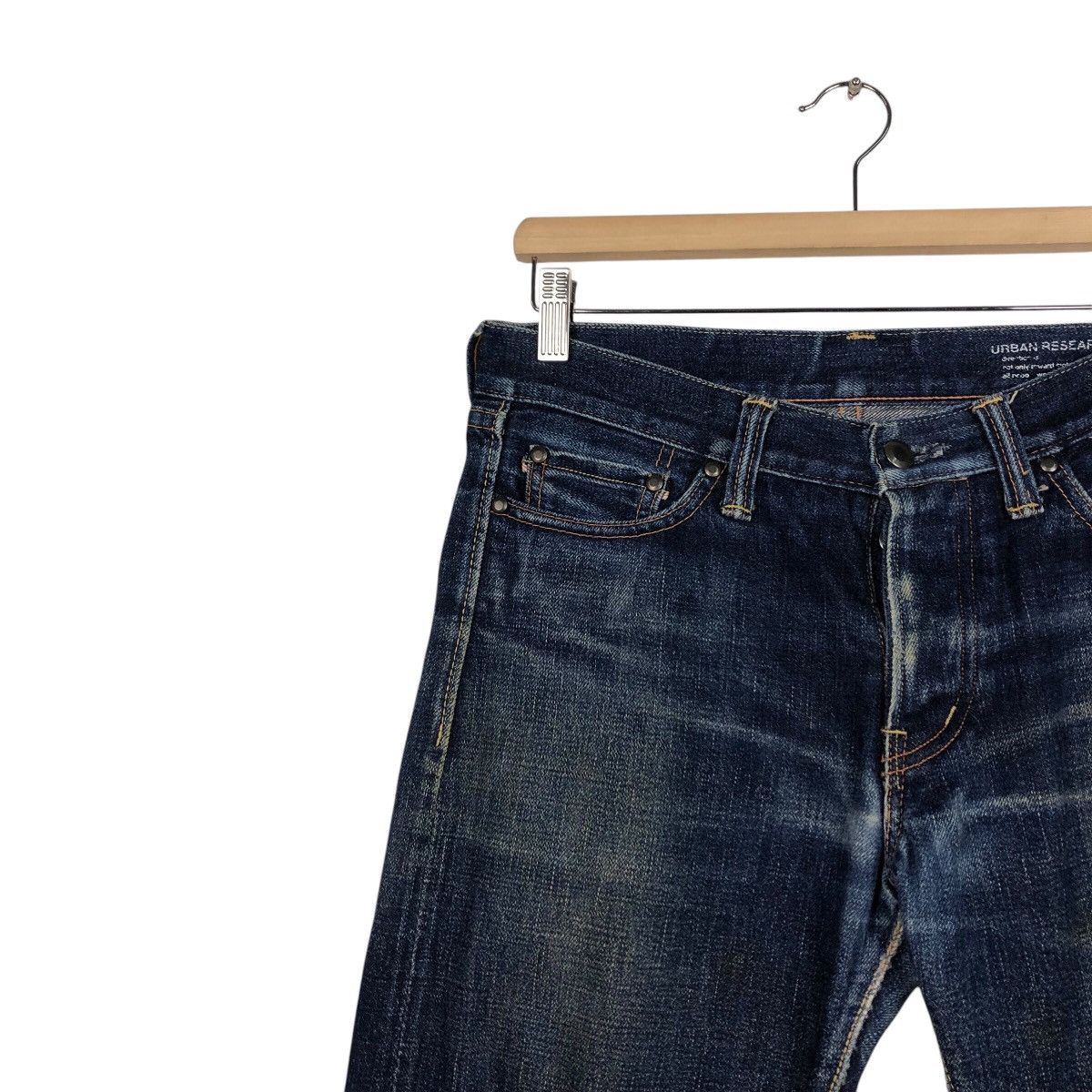 Japanese Brand 📌Vintage Denim Jeans Urban Research Redline Issey Miyake Size US 32 / EU 48 - 8 Thumbnail