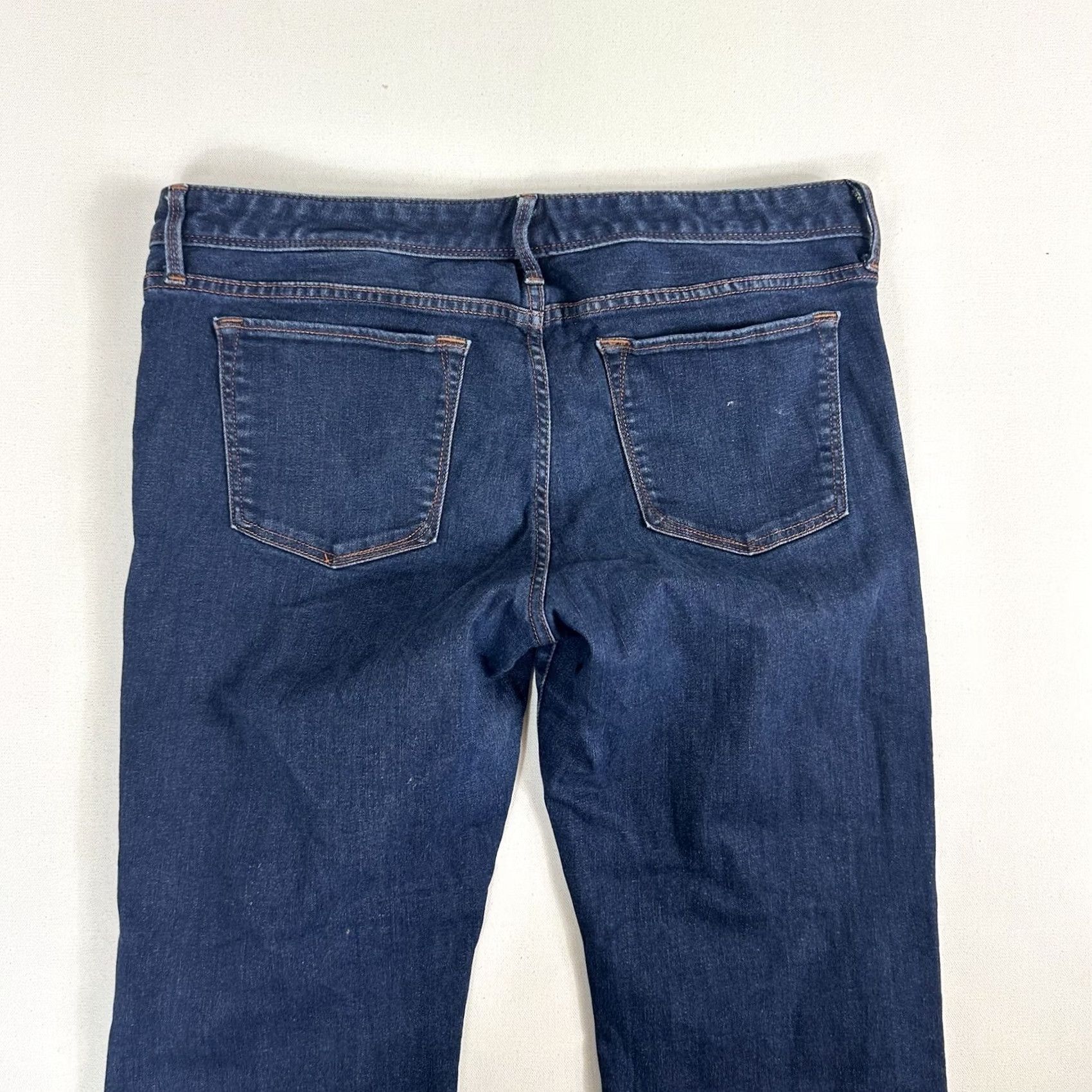 Banana Republic Banana Republic Boot Jeans Womens 31R Dark Wash Blue Stretch Denim Casual Bootcut Pockets Size 24" / US 00 / IT 34 - 4 Thumbnail