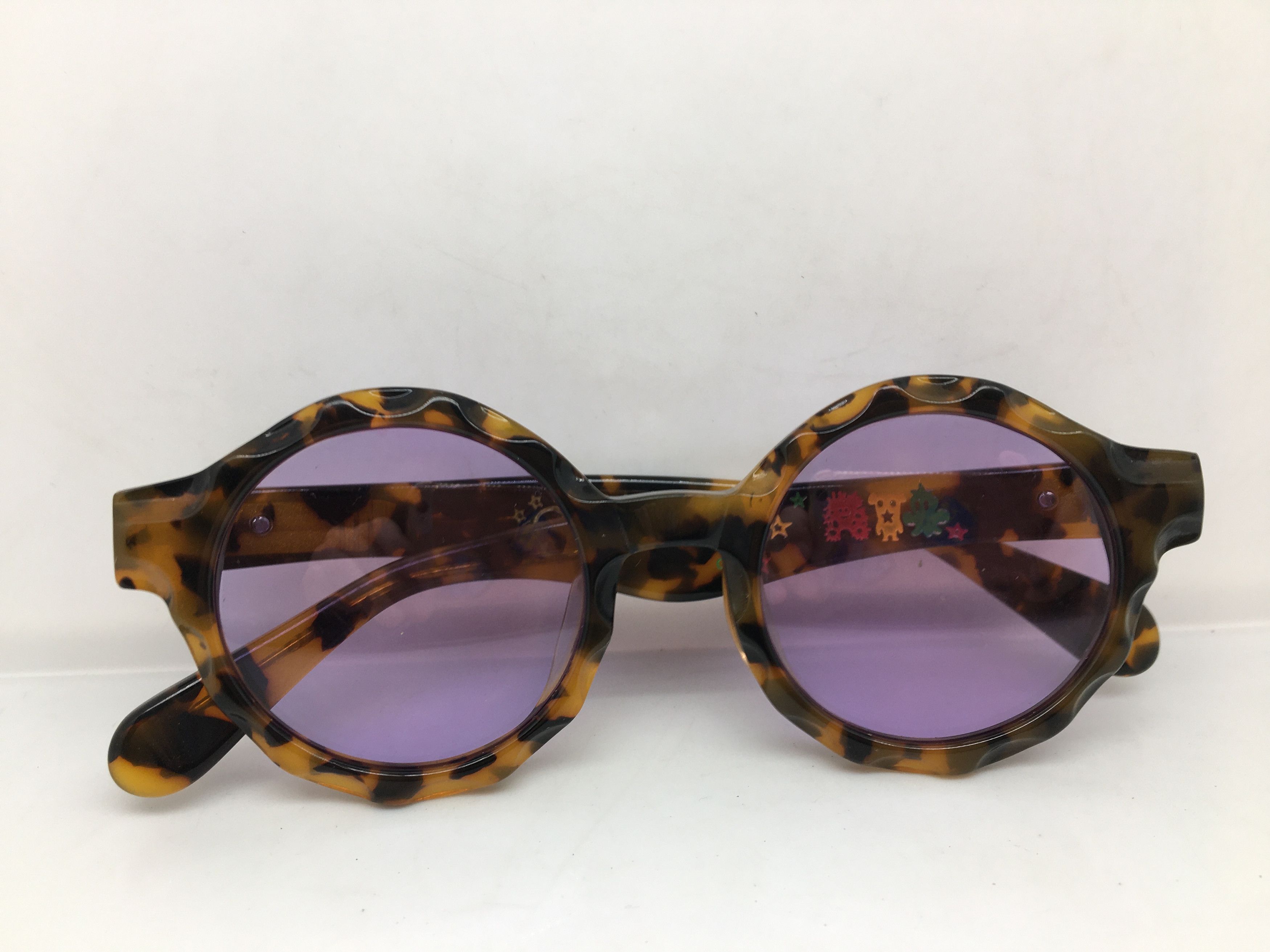 Vintage Vintage HUMAN SKULL H1226 Tortoise Sunglasses Frame Size ONE SIZE - 7 Thumbnail