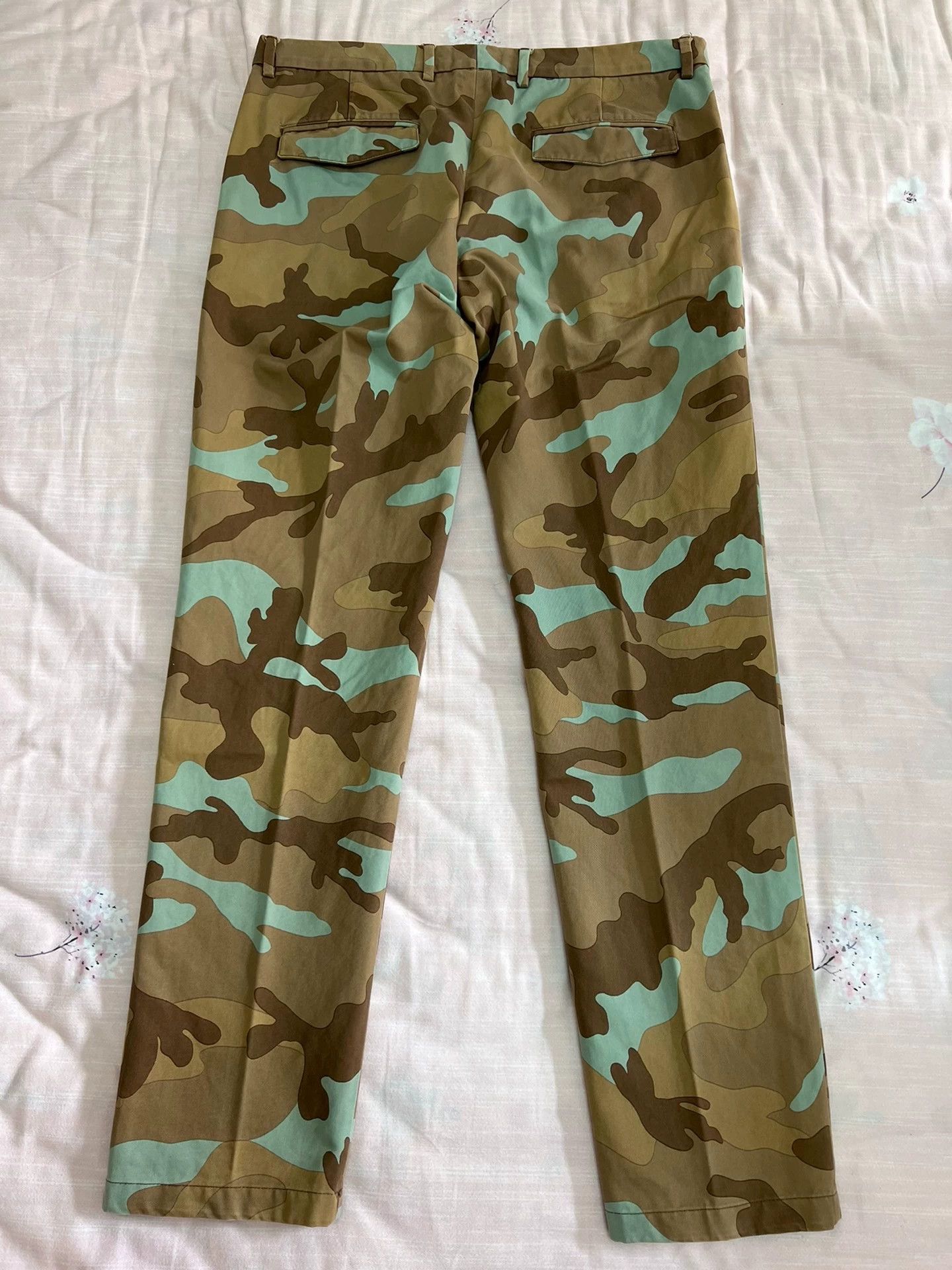 Valentino Valentino Camo Men's Casual Pants 48 Size US 32 / EU 48 - 3 Thumbnail