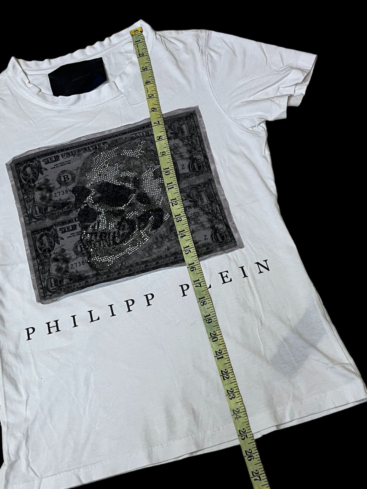 Philipp Plein SICK🔥PHILIPP PLEIN HOMME ONE DOLLAR SKULL T SHIRT Size S / US 4 / IT 40 - 7 Thumbnail