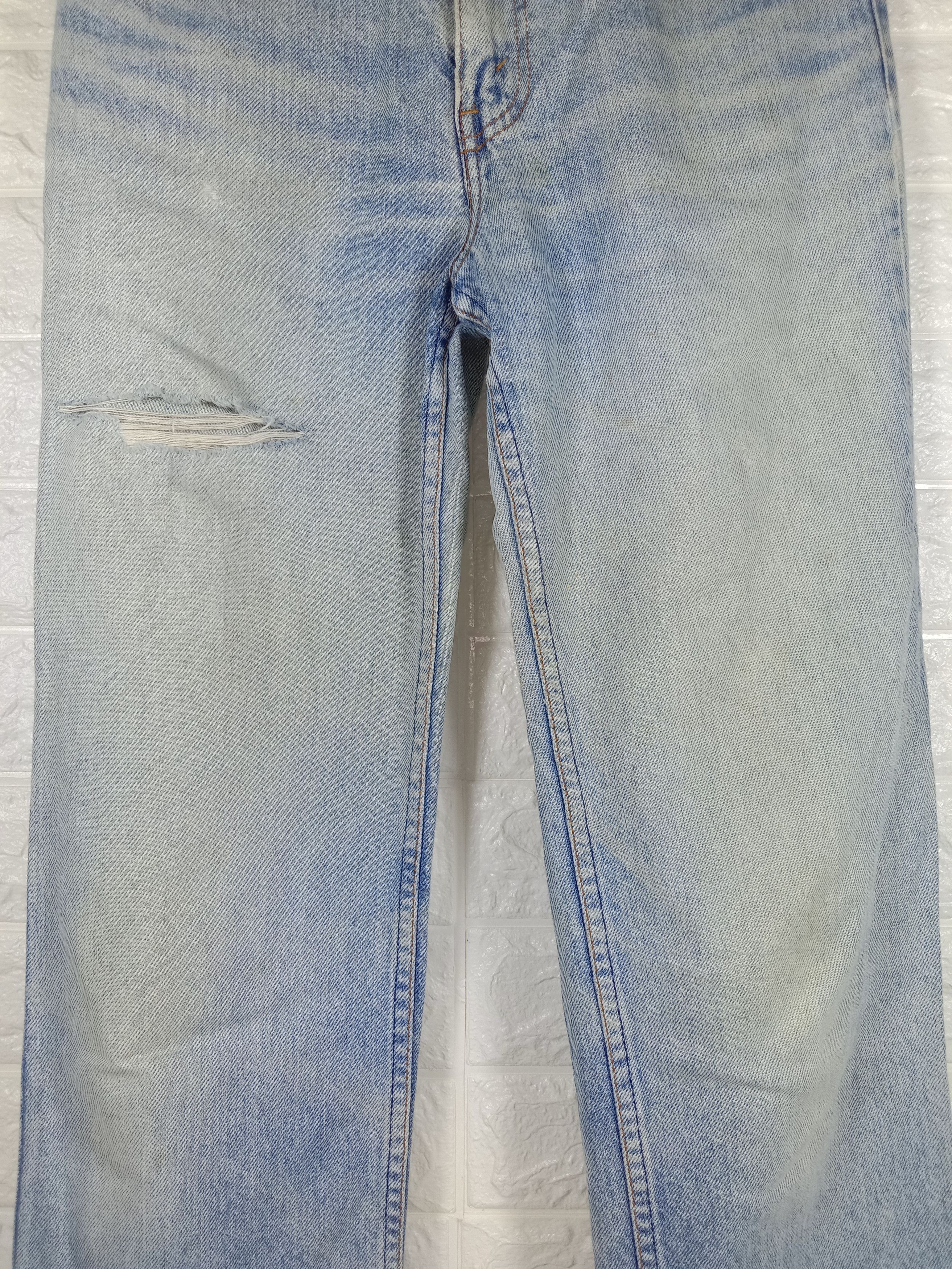 Levi's Vintage Levi's 505 Jeans Rusty Wash Distressed Denim Size US 29 - 3 Thumbnail