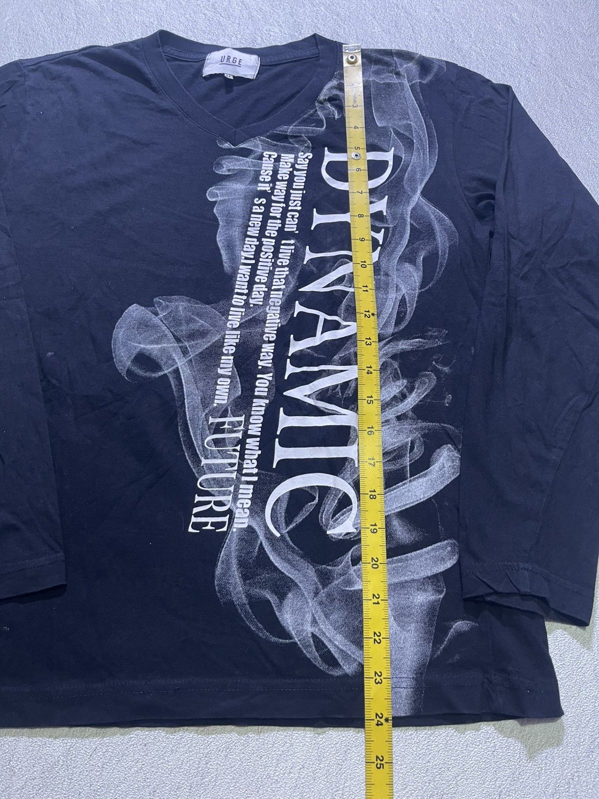 Japanese Brand Y2K URGE long sleeve tshirt Size US M / EU 48-50 / 2 - 6 Thumbnail