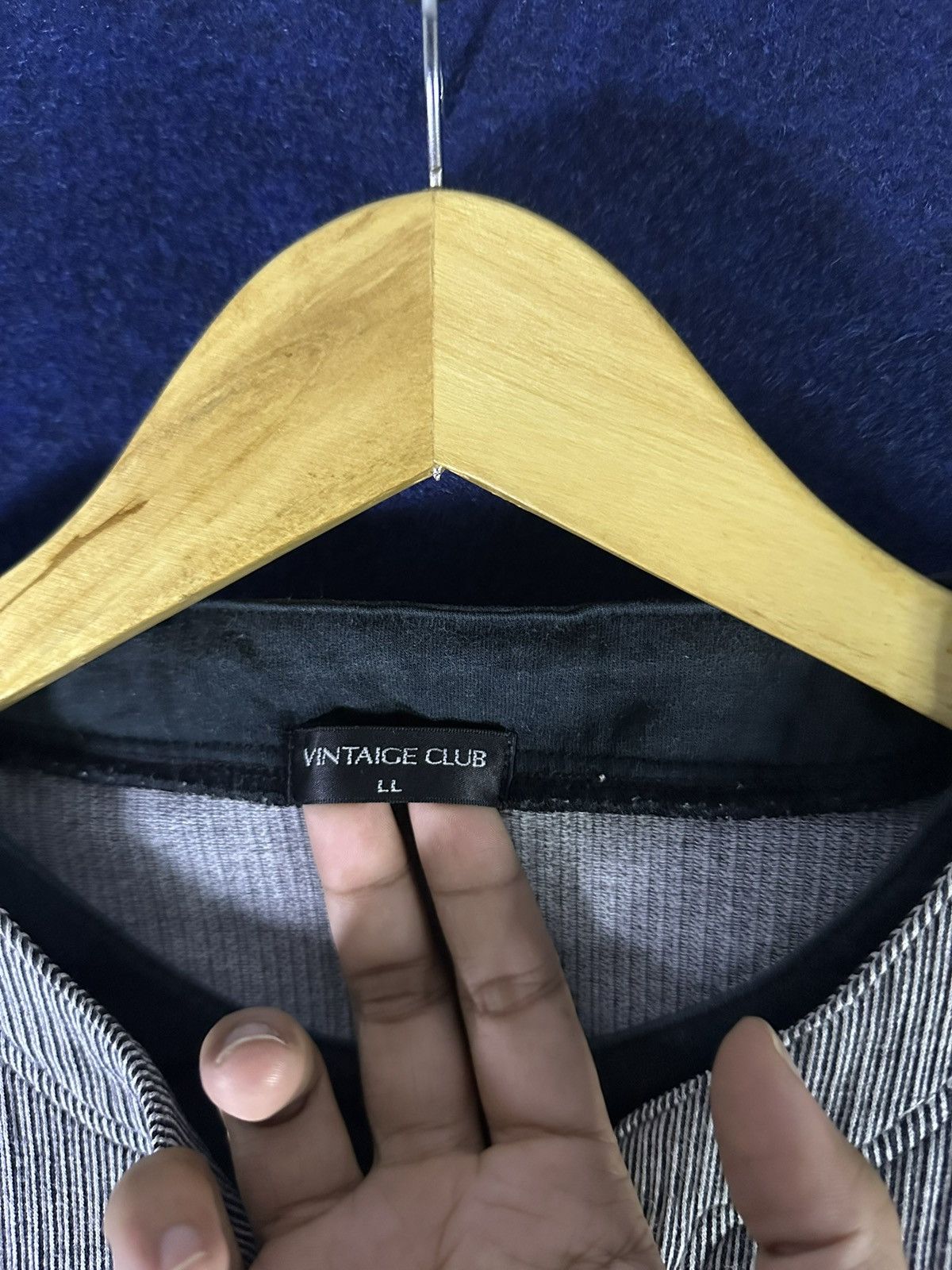 14th Addiction Japanese Y2K Double Layer Button Up Stripe Tshirt Size US L / EU 52-54 / 3 - 8 Thumbnail
