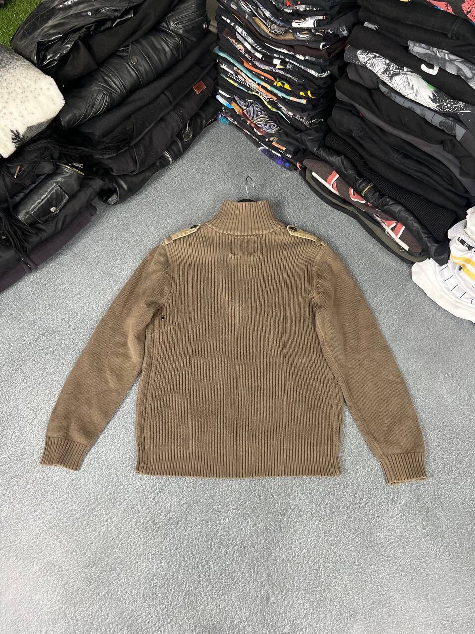 20471120 Japanese Vibe 00s Distressed Zip Up Sweater Size US S / EU 44-46 / 1 - 7 Thumbnail