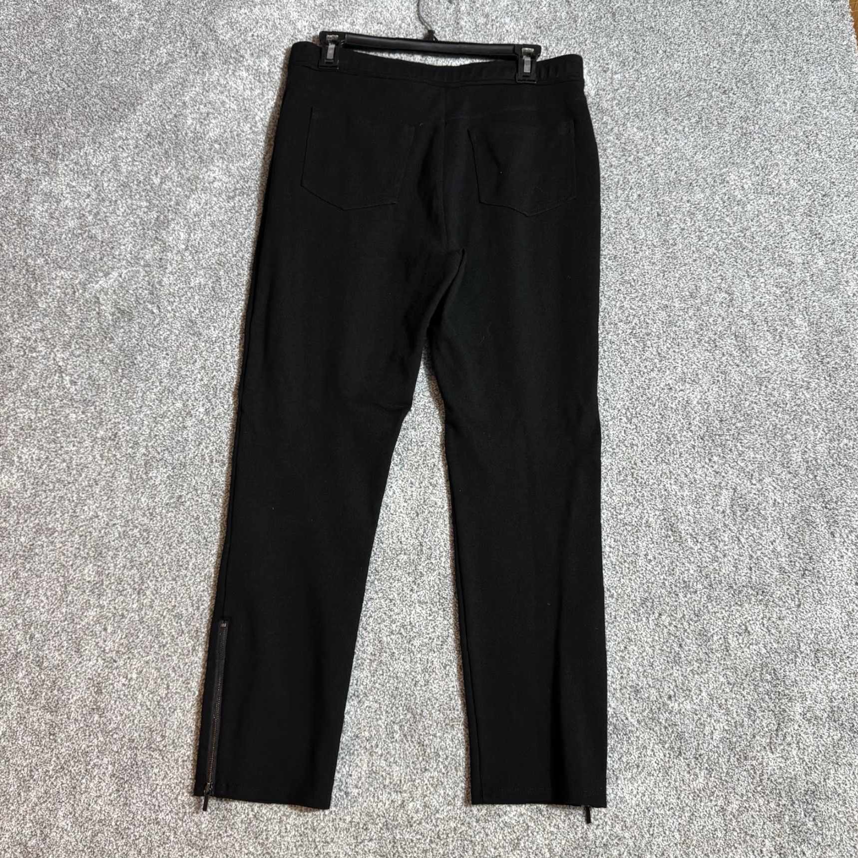 Vintage Susan Graver Pants Medium Office Chic Ankle Zip Edgy Workwear Classic Pants Women M Black Skinny Dress Pants Size 32" / US 10 / IT 46 - 7 Thumbnail