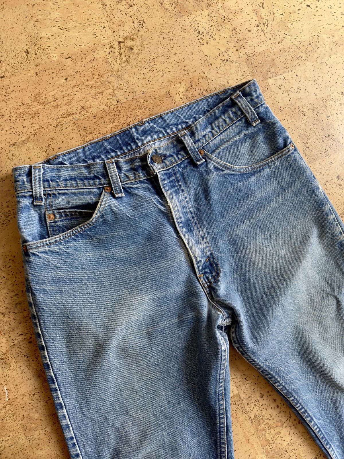 1990s Vintage Levi’s 505 Orange Tab Copper Button USA